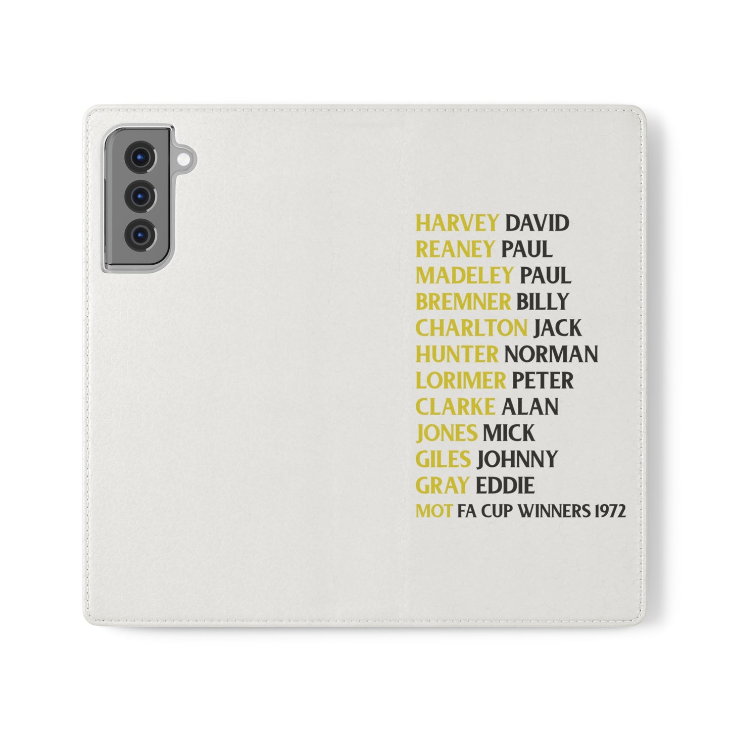 Funda para teléfono con tapa - Ganadores de la Copa FA de 1972