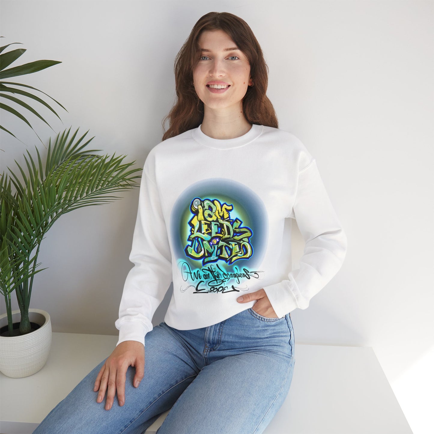 LUFC “I am Leeds United” Graffiti Sweatshirt