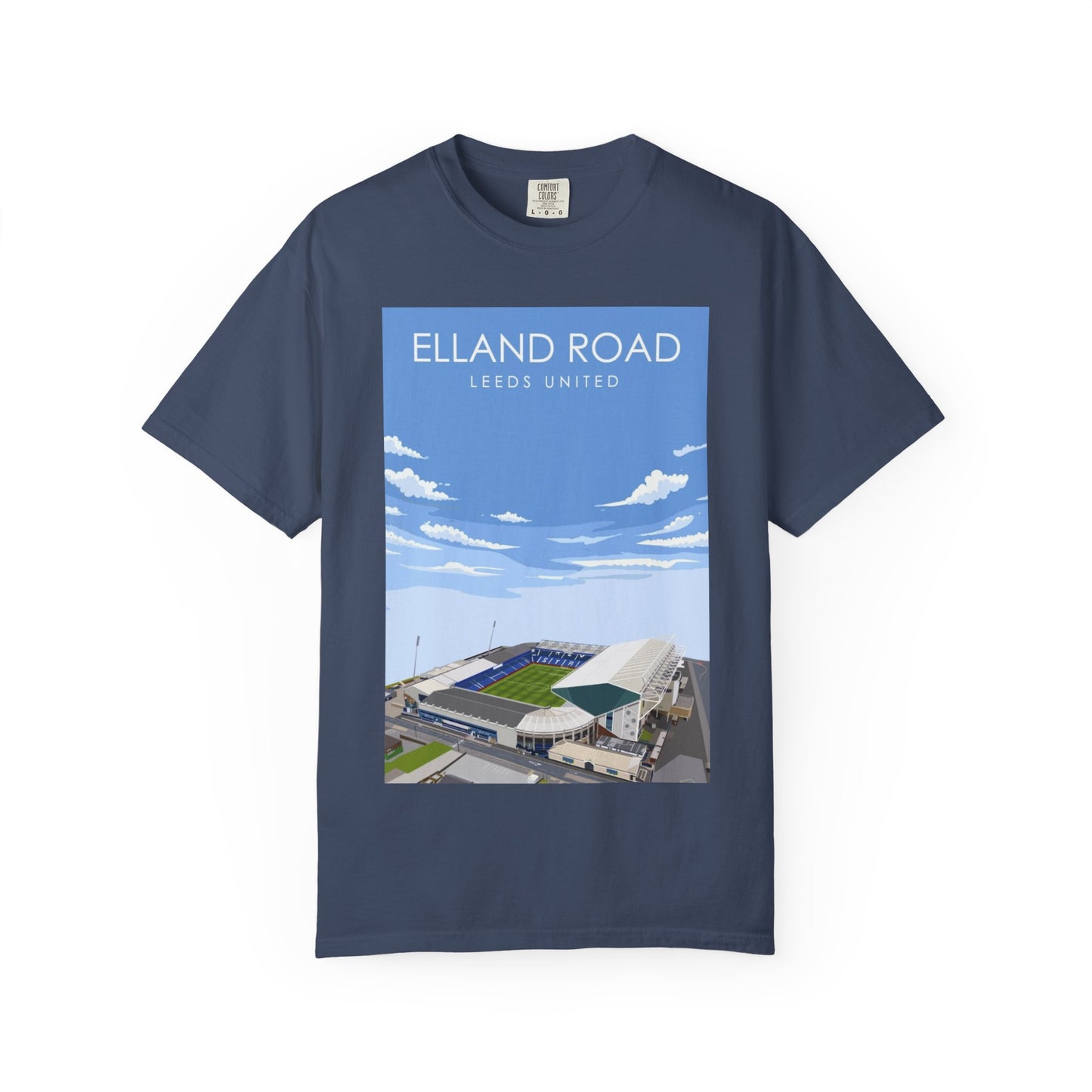 LUFC News Graphic Tee | Garment-Dyed Unisex T-Shirt