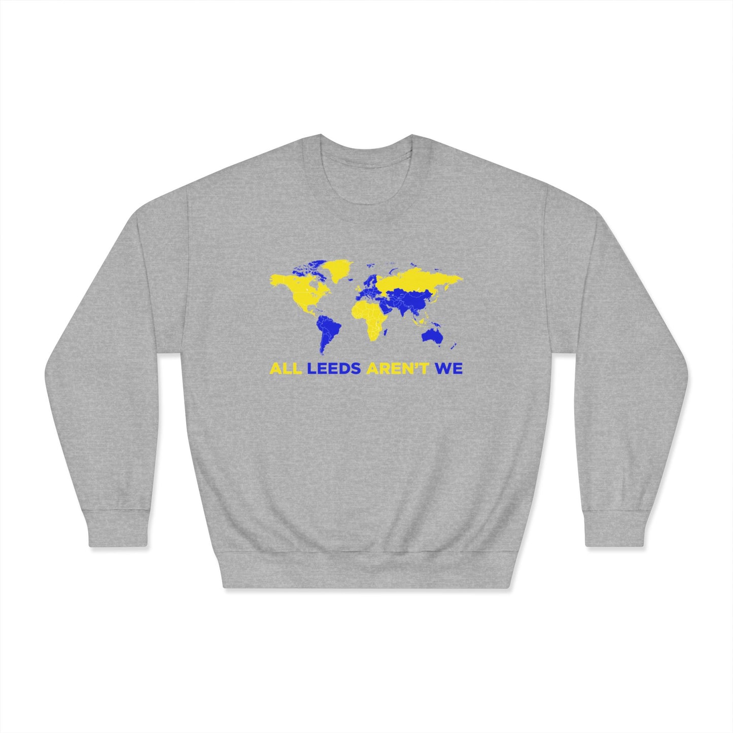 LUFC “All Leeds Aren’t We” World Map Sweatshirt