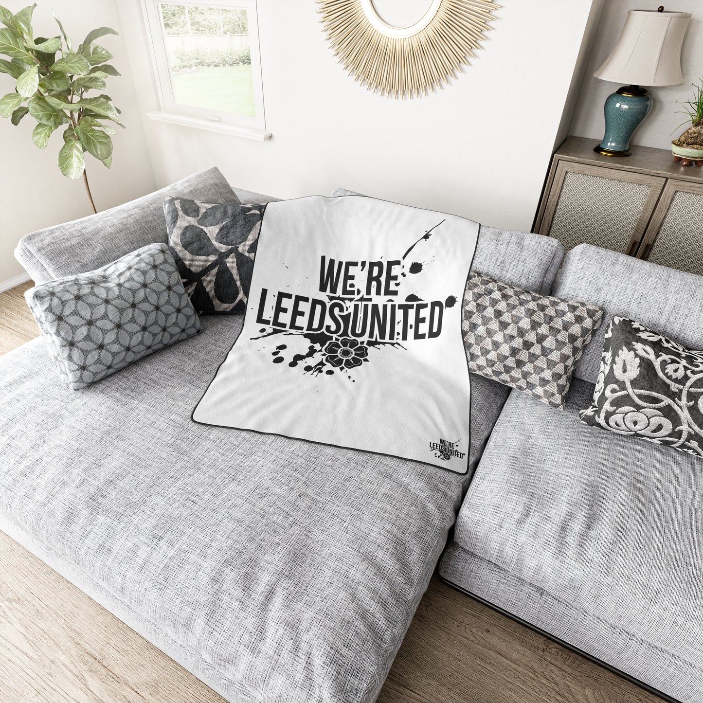 LUFC “We’re Leeds United” Remembrance Day Snuggle Blanket: Cozy Tribute to Team Pride