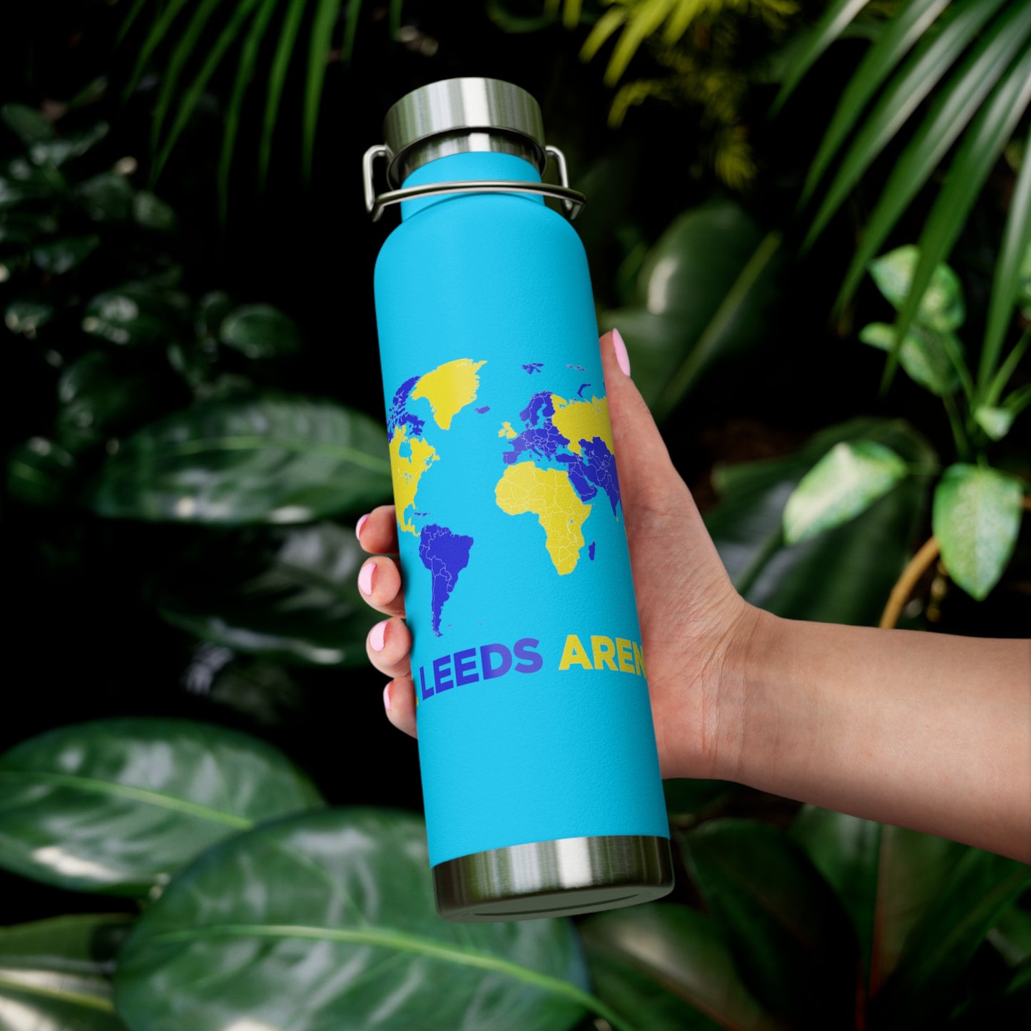LUFC “All Leeds Aren’t We” Copper Insulated Water Bottle: Eco-Friendly Travel for True Fans