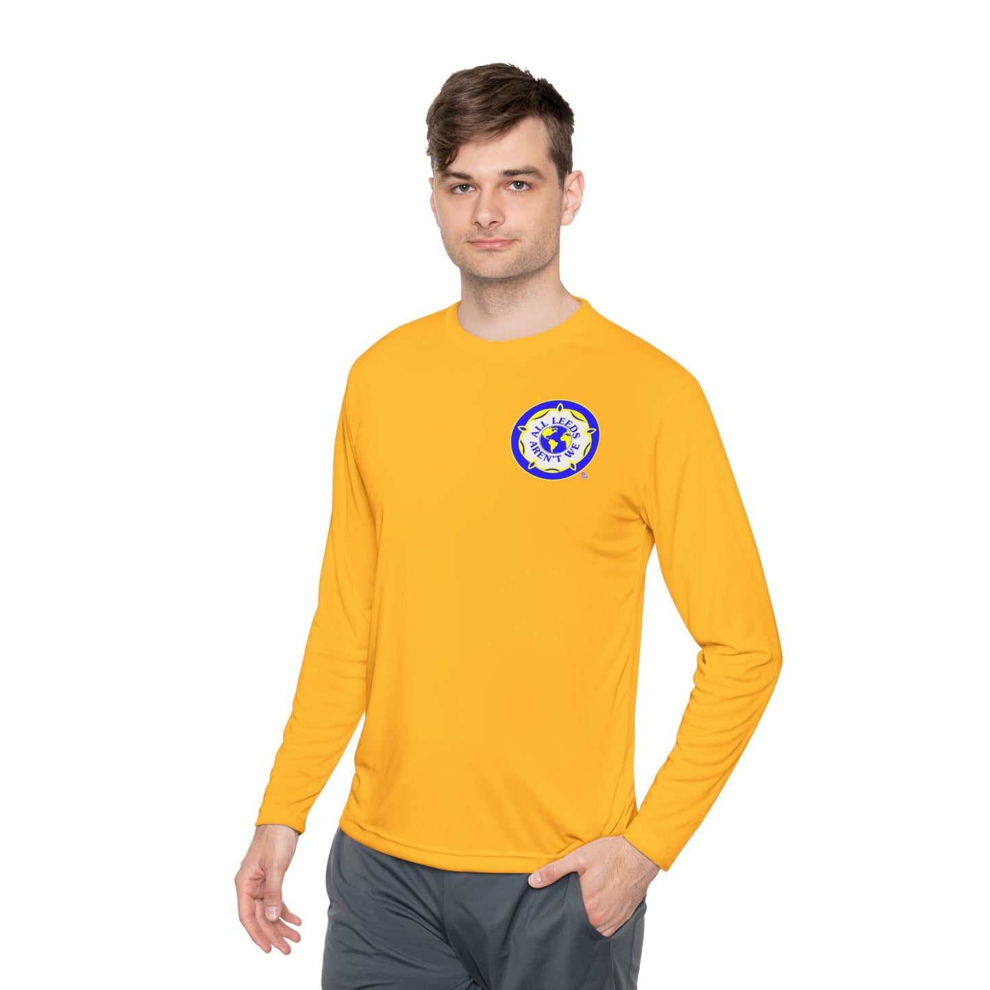 Leeds Unisex Long Sleeve T-Shirt: Earthy Emblem Edition