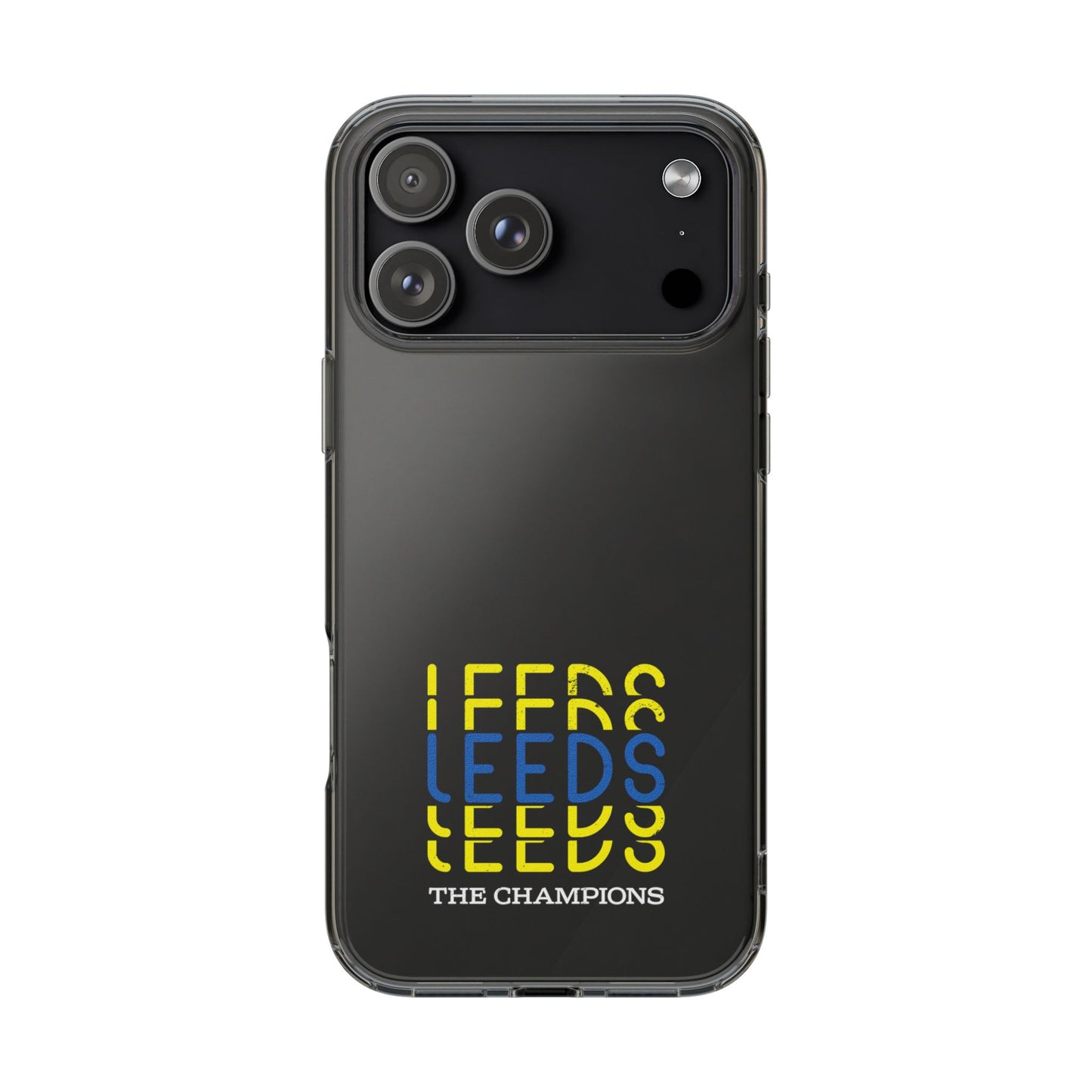 LUFC “LEEDS The Champions” Clear Impact-Resistant Case
