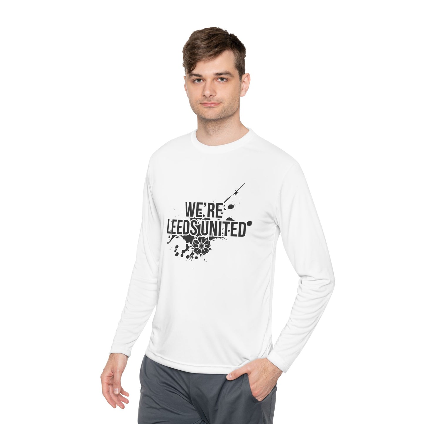 LUFC News Graphic Tee Garment-Dyed Unisex T-Shirt