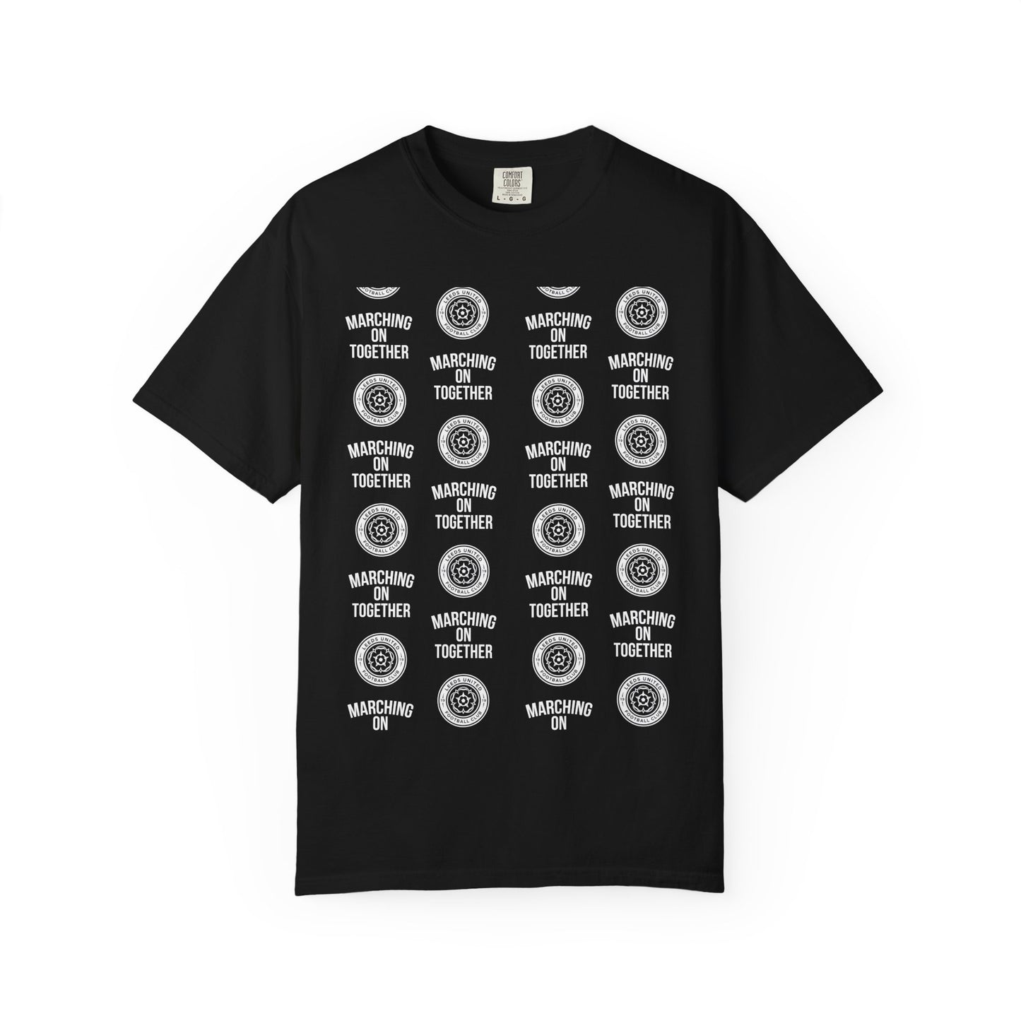 LUFC News Graphic Tee Garment-Dyed Unisex T-Shirt