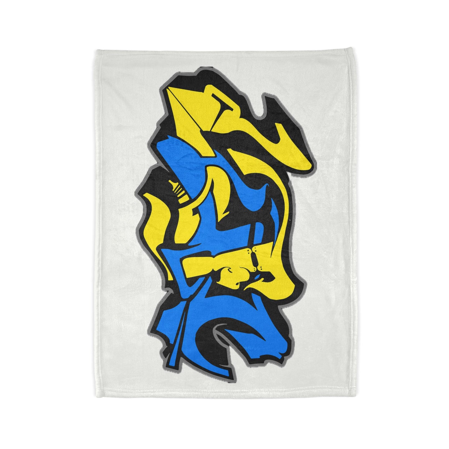 LUFC Graffiti Blanket
