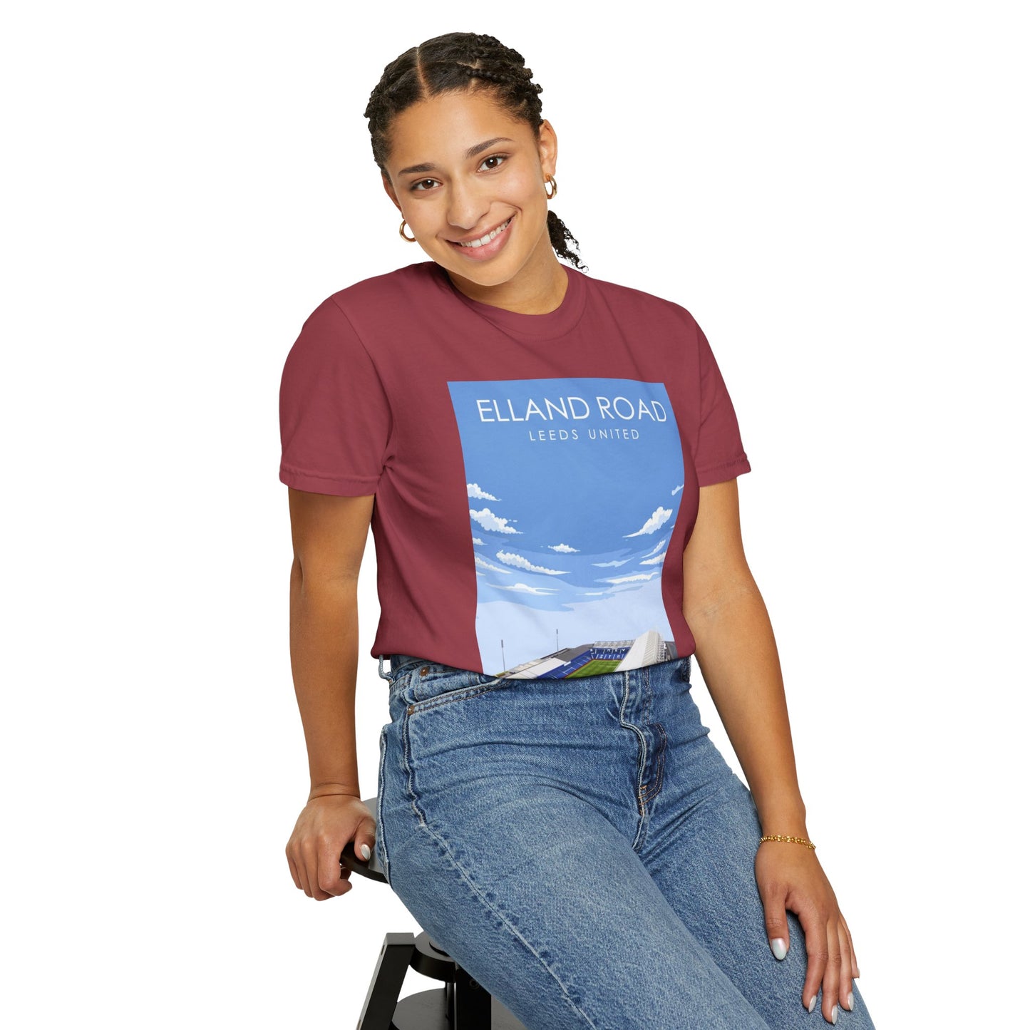 LUFC News Graphic Tee | Garment-Dyed Unisex T-Shirt