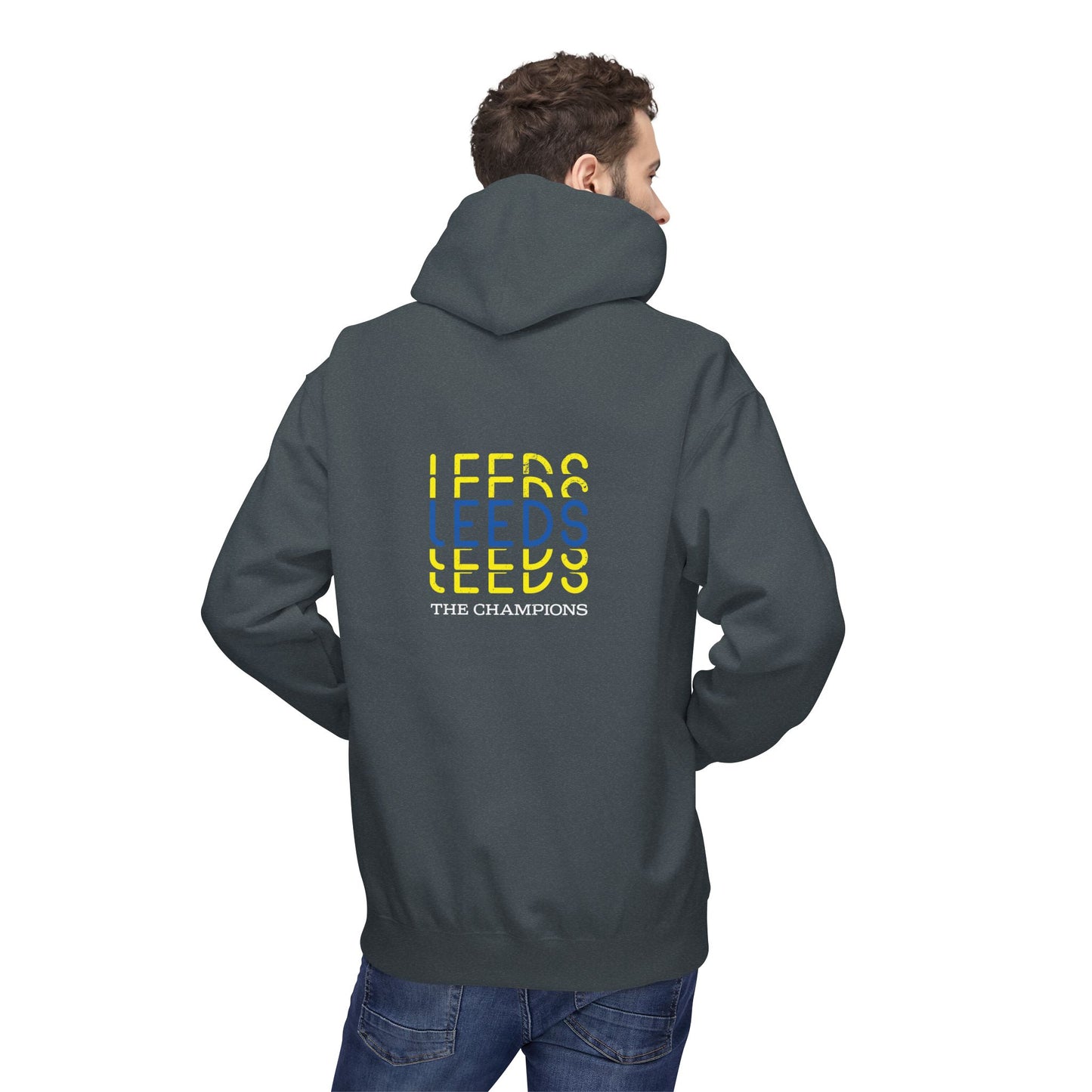 LUFC Softstyle Fleece Hoodie Midweight Unisex