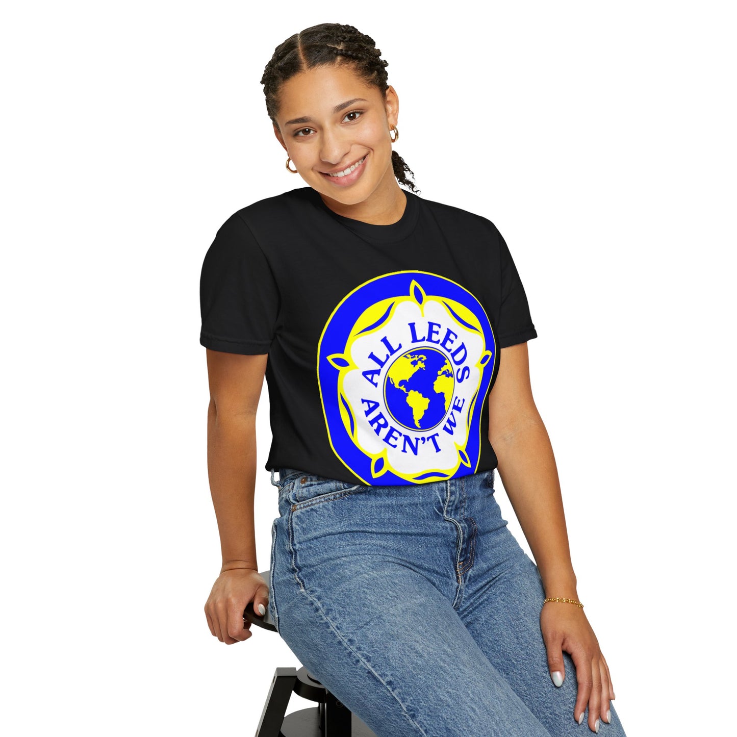 LUFC “All Leeds Aren’t We” Globe Tee: Unisex Supporters Edition