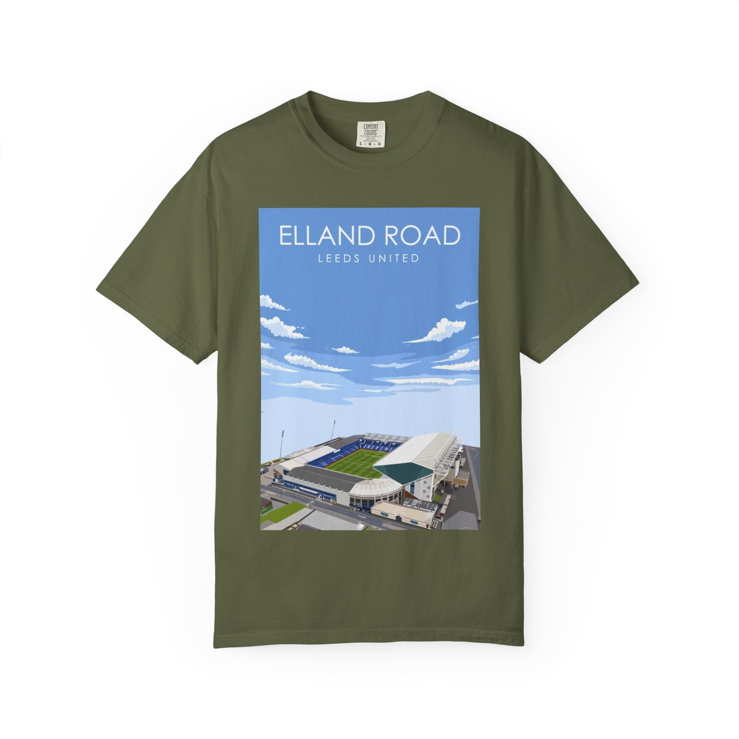 LUFC News Graphic Tee | Garment-Dyed Unisex T-Shirt