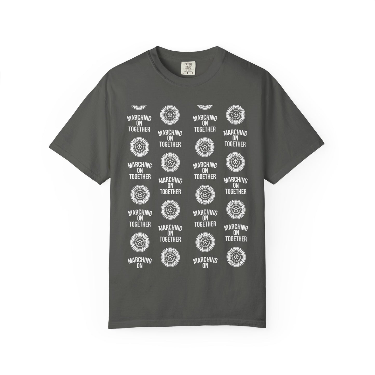 LUFC News Graphic Tee Garment-Dyed Unisex T-Shirt