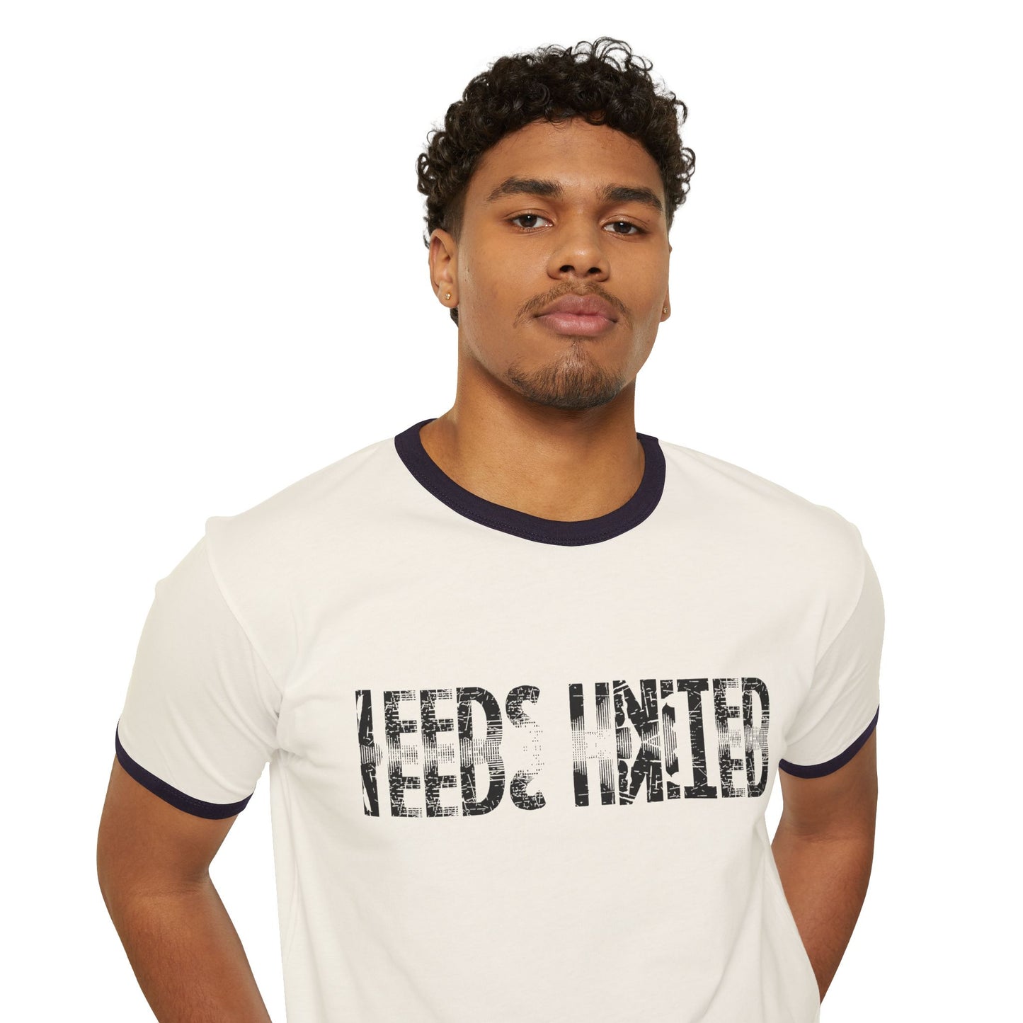 Leeds United Vintage Ringer Tee: Unisex Retro Edition