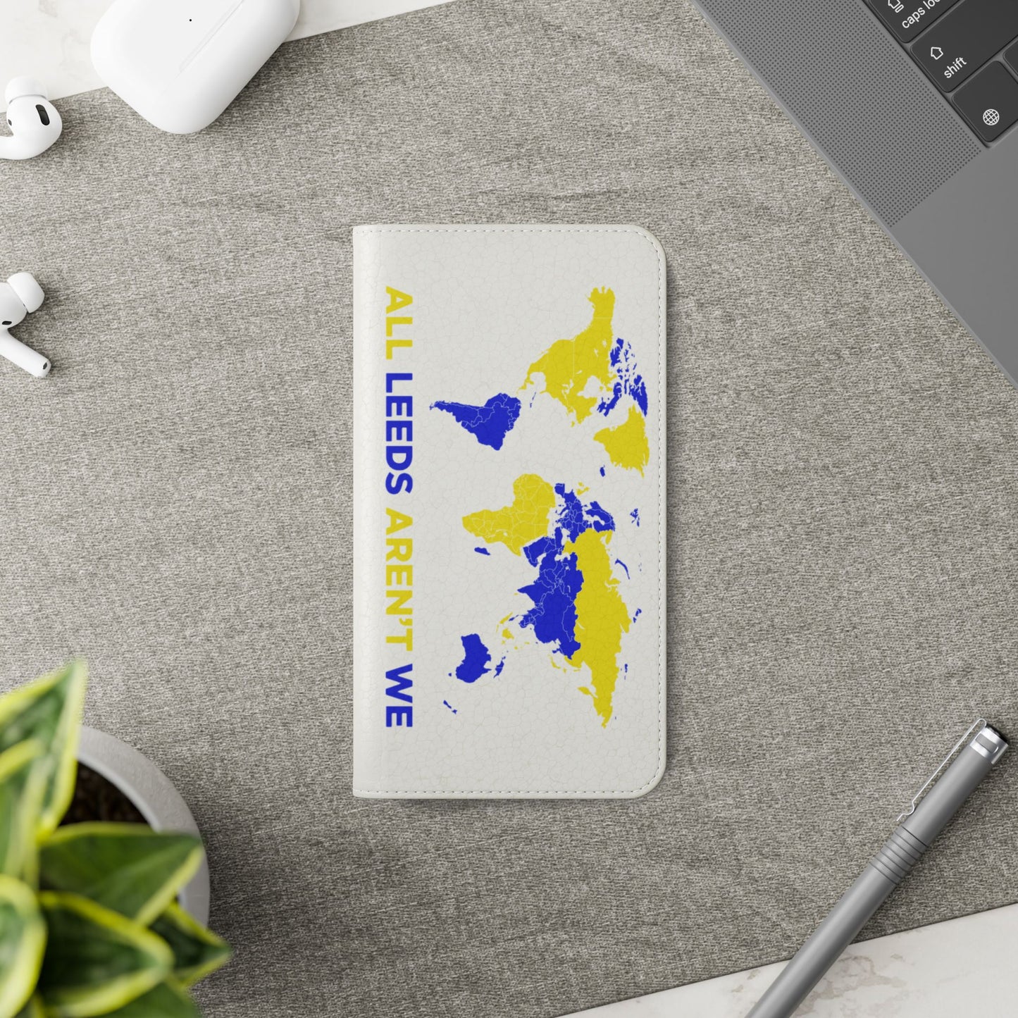 LUFC "All Leeds Aren't We" Flip Case Phone Wallet