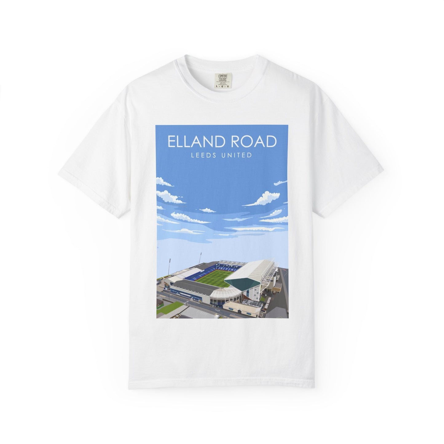 LUFC News Graphic Tee | Garment-Dyed Unisex T-Shirt