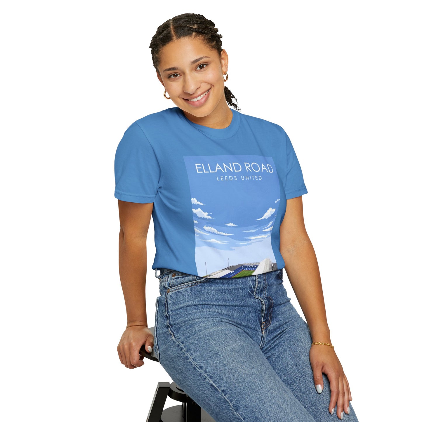LUFC News Graphic Tee | Garment-Dyed Unisex T-Shirt