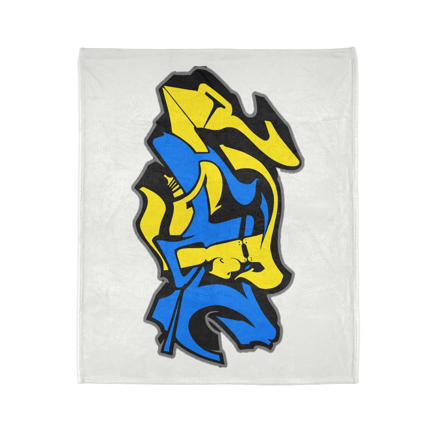 LUFC Graffiti Blanket