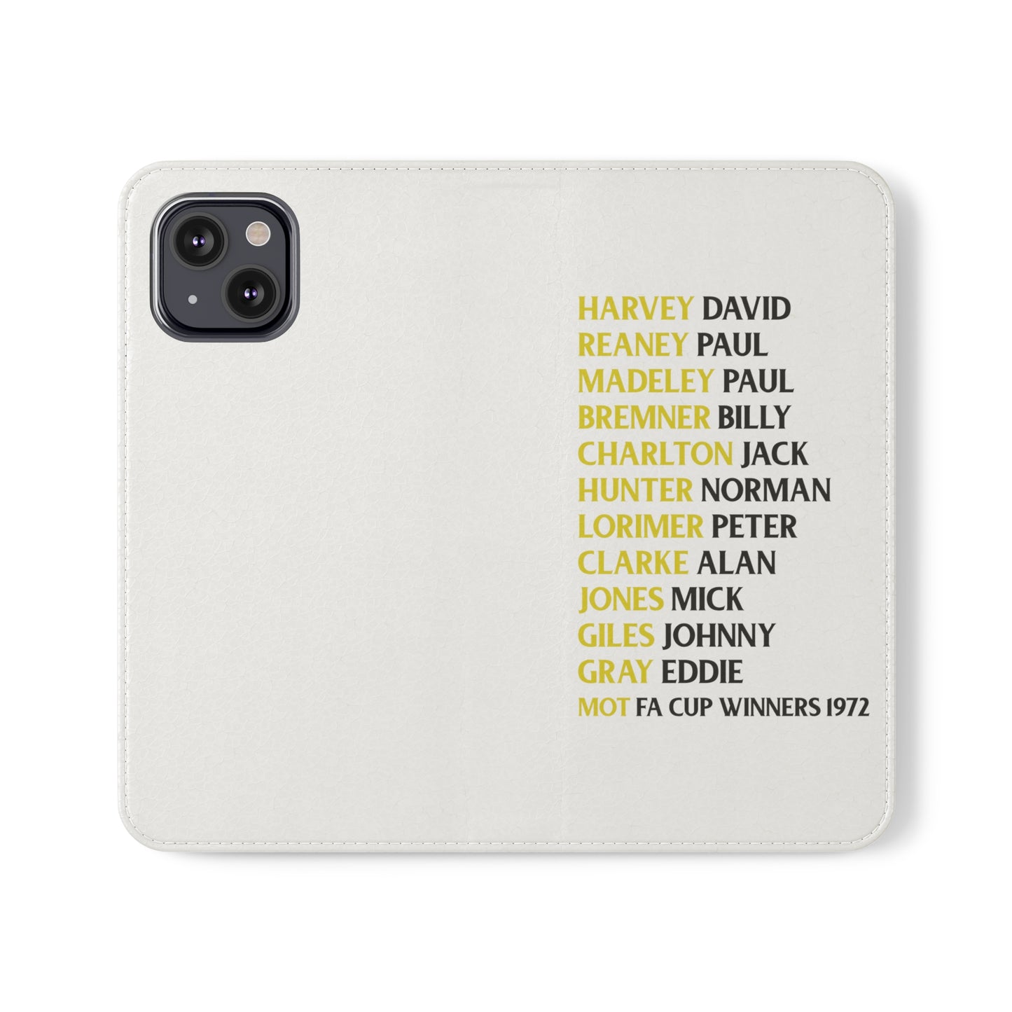 Flip phone case Leeeds United