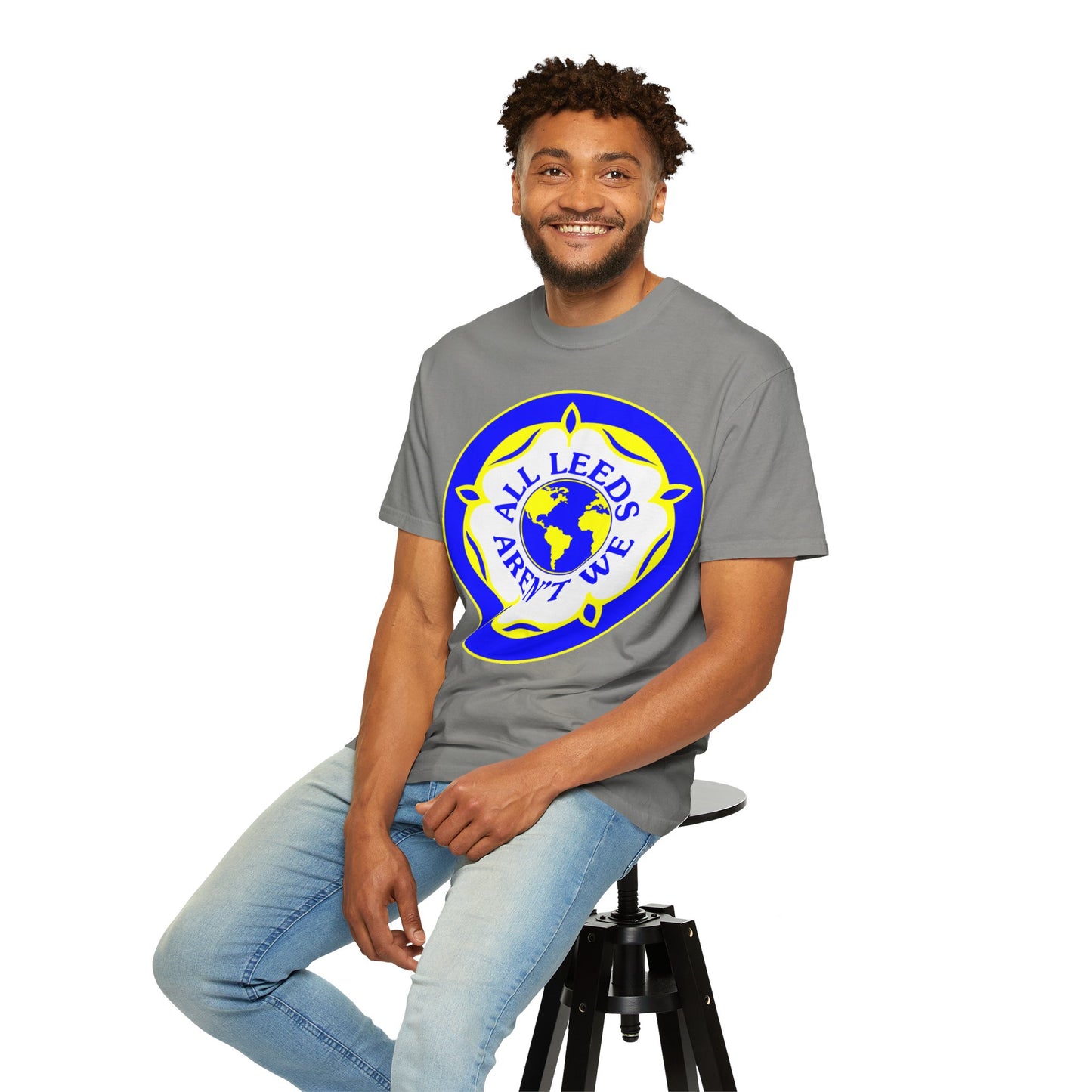 LUFC “All Leeds Aren’t We” Globe Tee: Unisex Supporters Edition