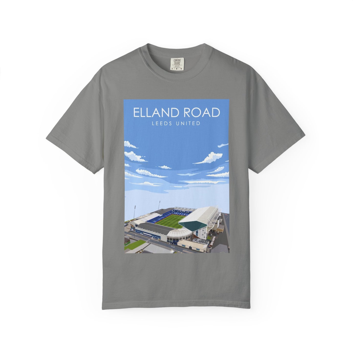 LUFC News Graphic Tee | Garment-Dyed Unisex T-Shirt