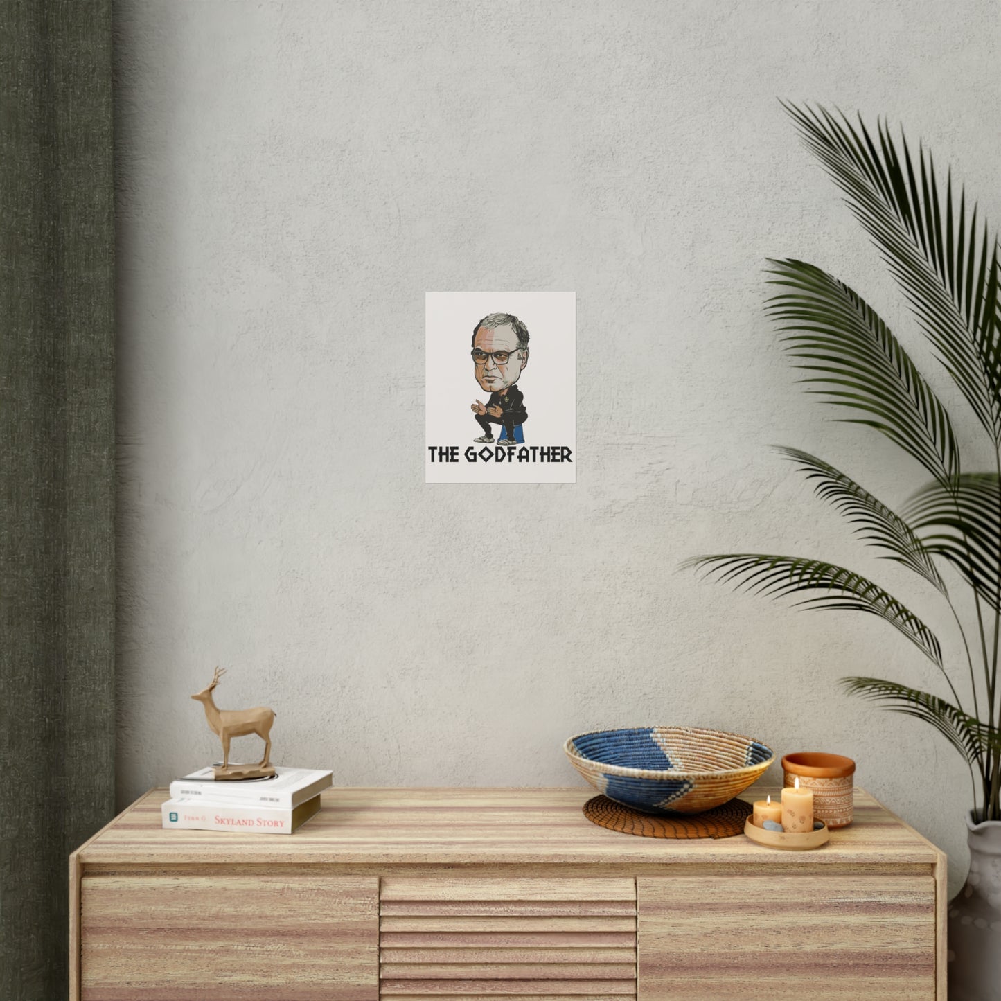 "Bielsa The Godfather" Leeds United affisch
