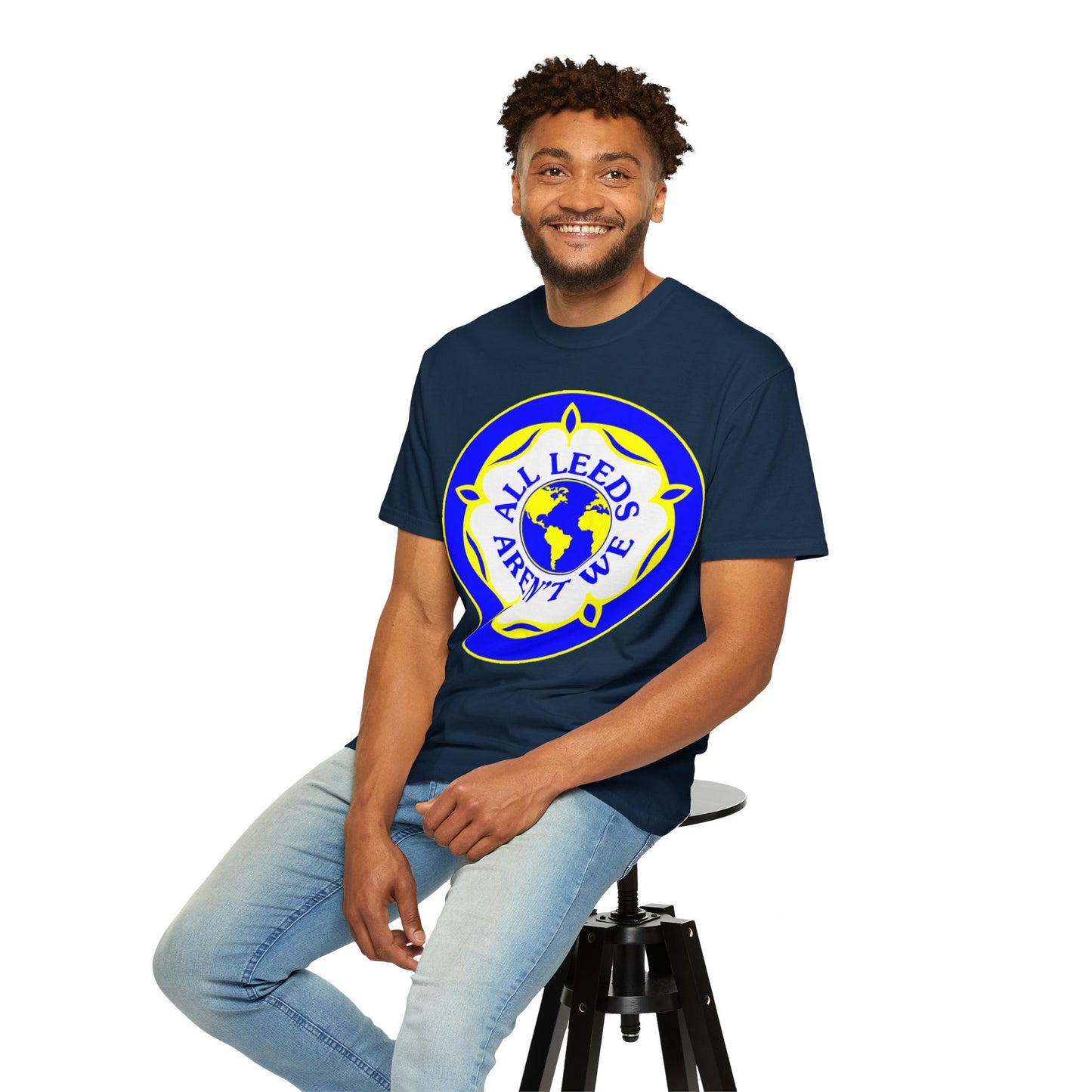 LUFC “All Leeds Aren’t We” Globe Tee: Unisex Supporters Edition