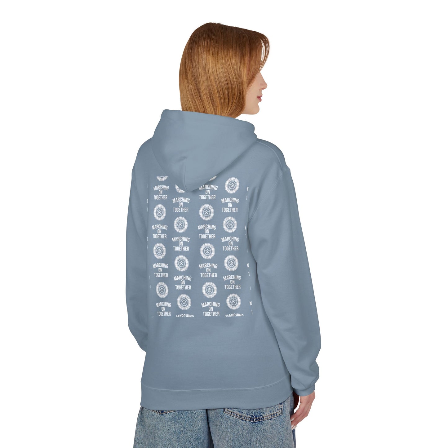 LUFC Midweight Fleece Hoodie Softstyle Unisex