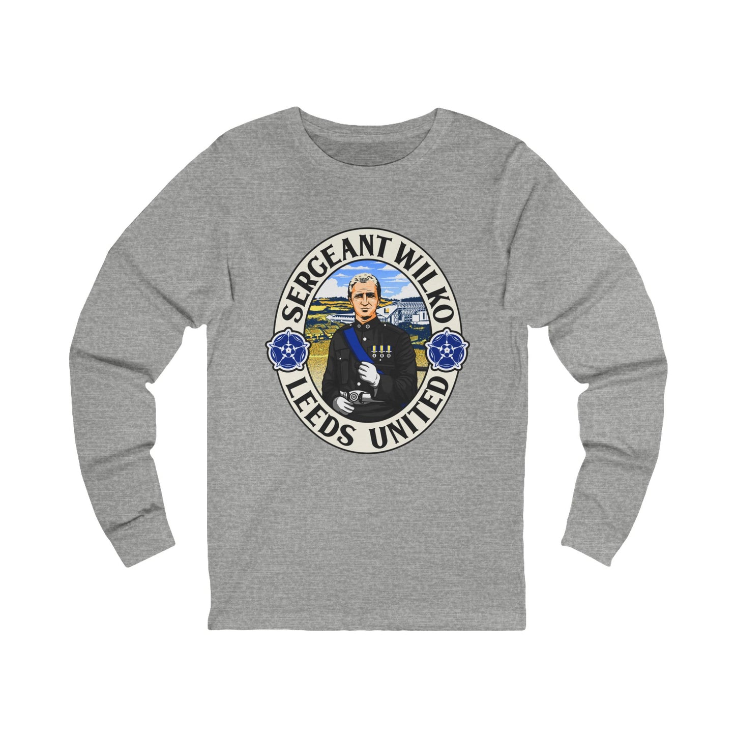 “Sergeant Wilko” Leeds United Long Sleeve T-Shirt: Unisex Fit