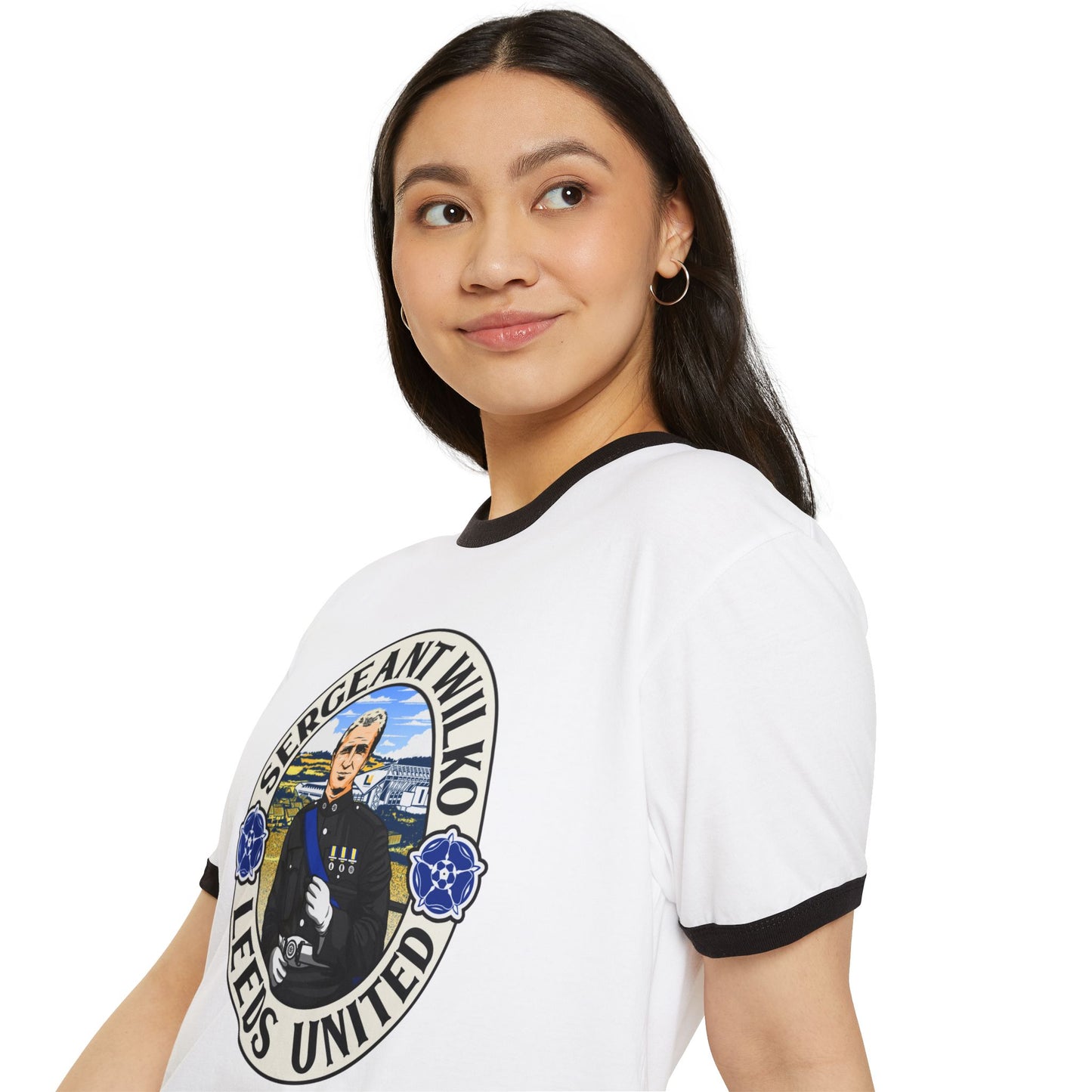 Sergeant Wilko Tribute Tee: Leeds United Vintage Ringer Shirt