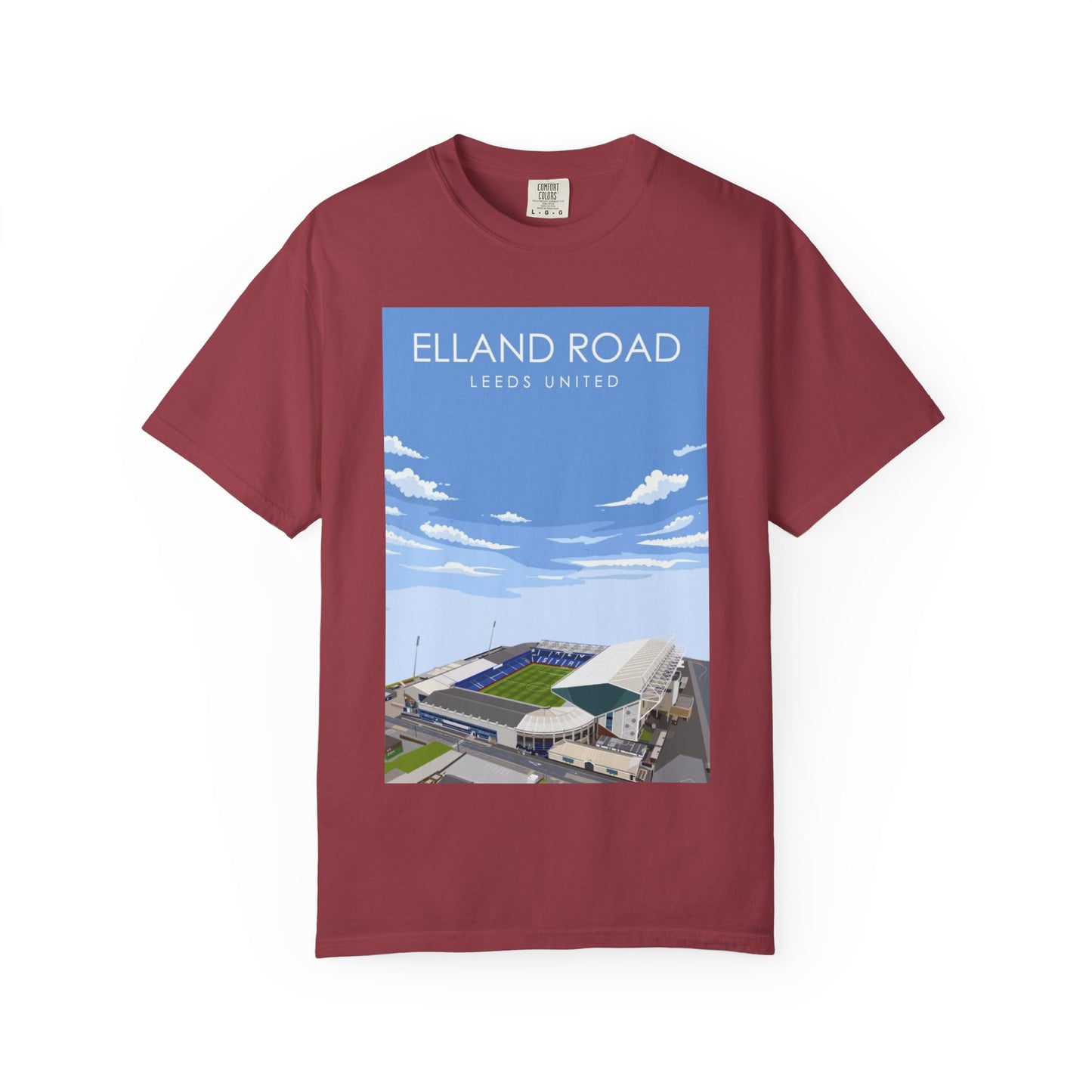 LUFC News Graphic Tee | Garment-Dyed Unisex T-Shirt