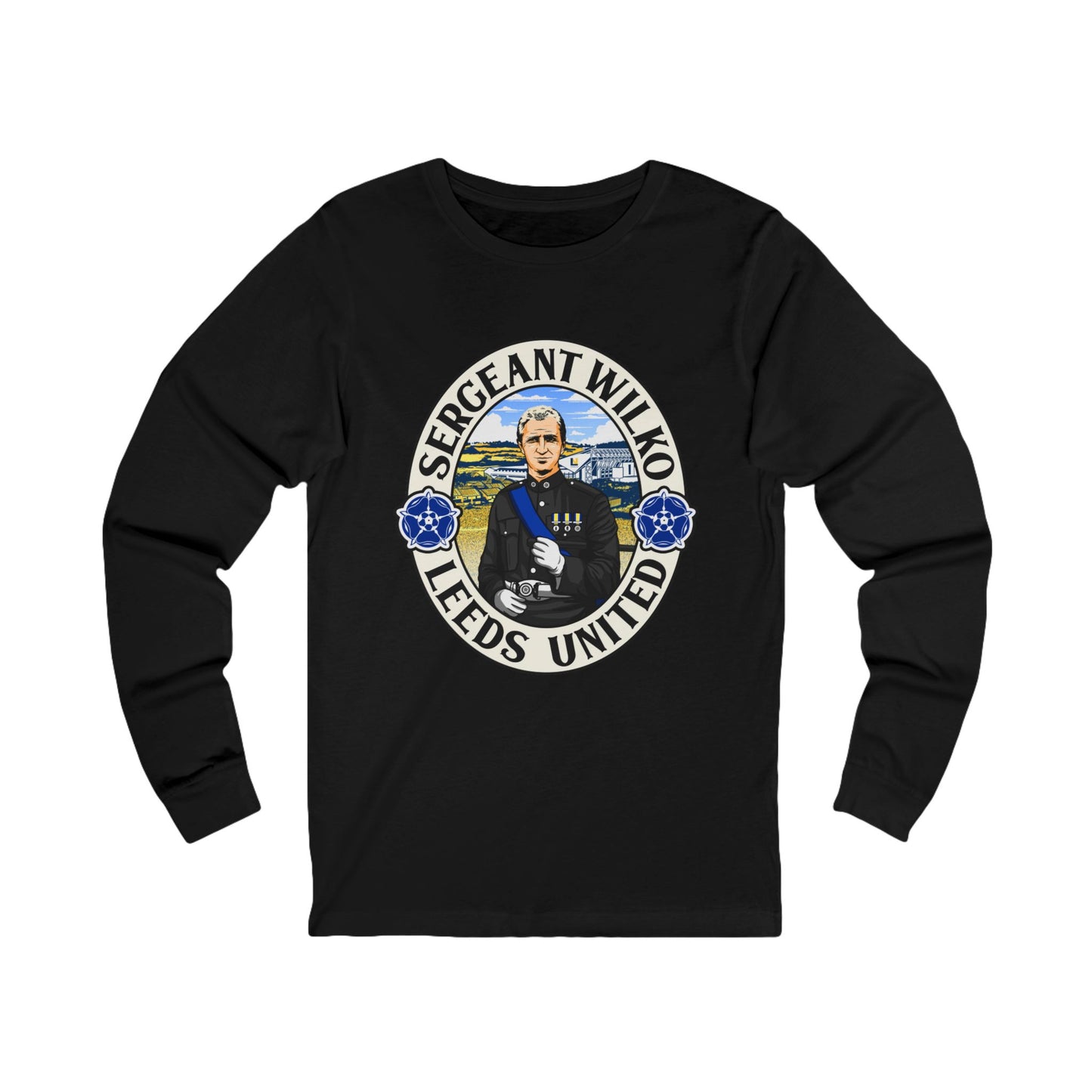 “Sergeant Wilko” Leeds United Long Sleeve T-Shirt: Unisex Fit