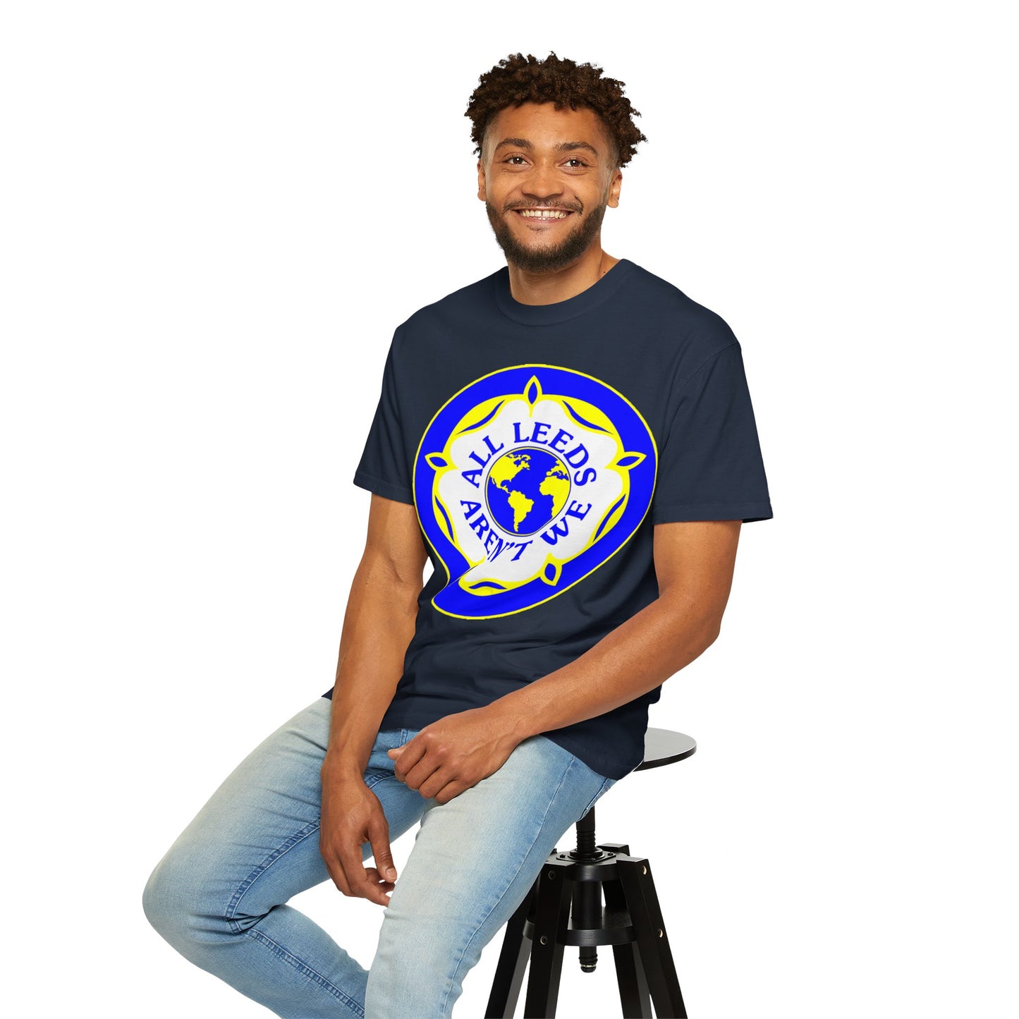 LUFC “All Leeds Aren’t We” Globe Tee: Unisex Supporters Edition