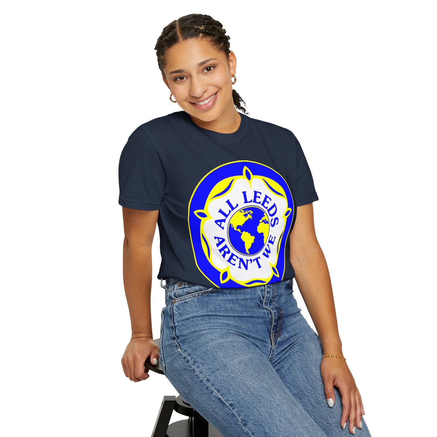 LUFC “All Leeds Aren’t We” Globe Tee: Unisex Supporters Edition