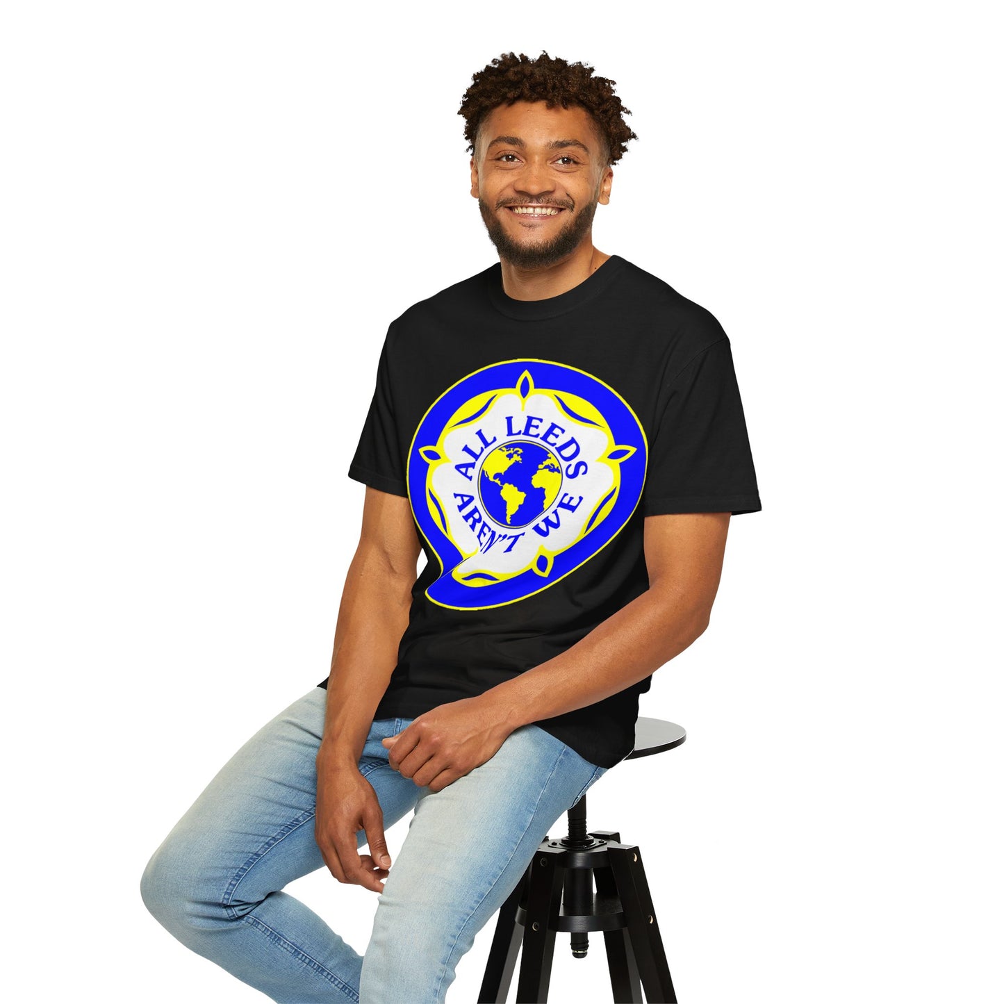 LUFC “All Leeds Aren’t We” Globe Tee: Unisex Supporters Edition