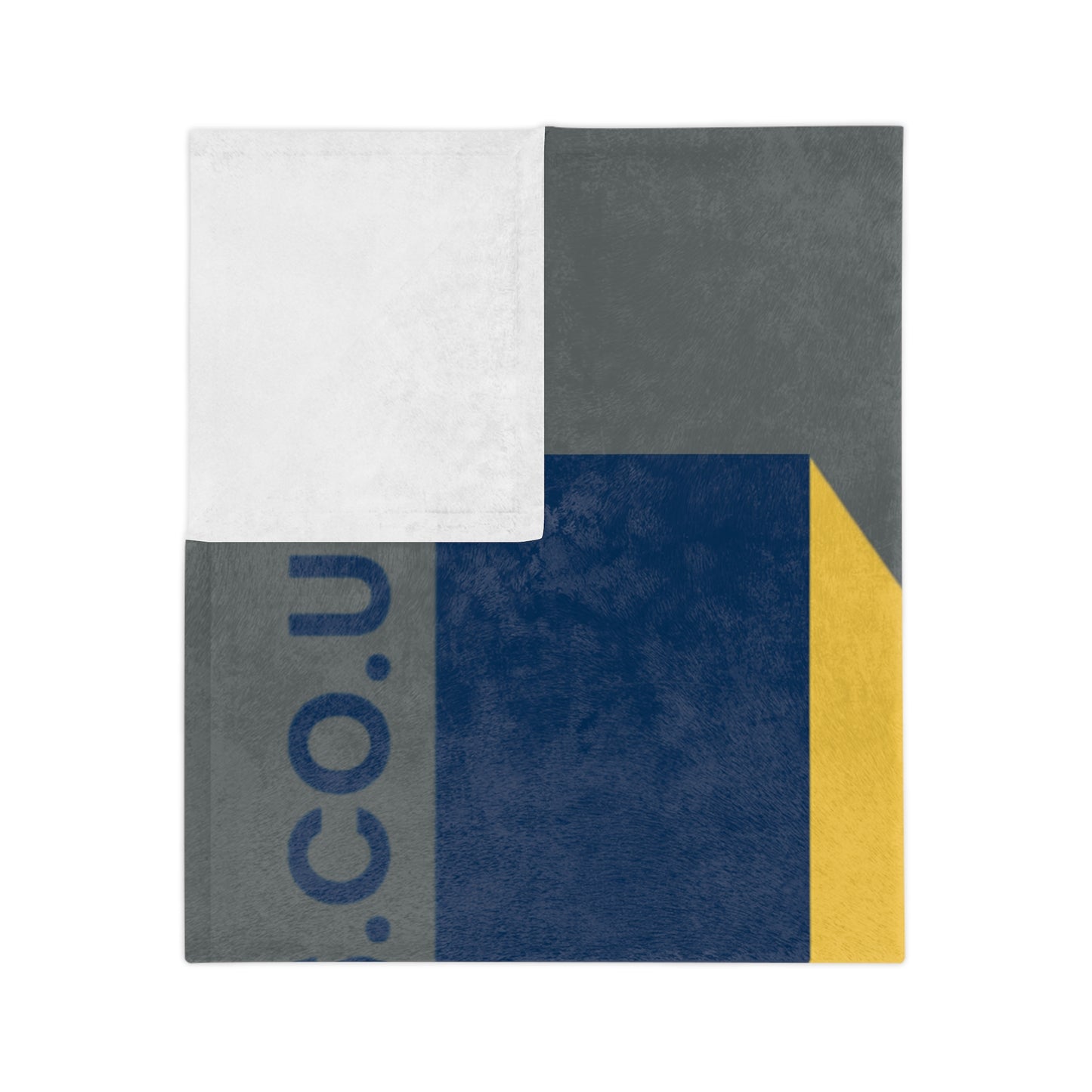 LUFC “LUFCNEWS.CO.UK” Velveteen  Sports Blanket: Official Fan Media  Design