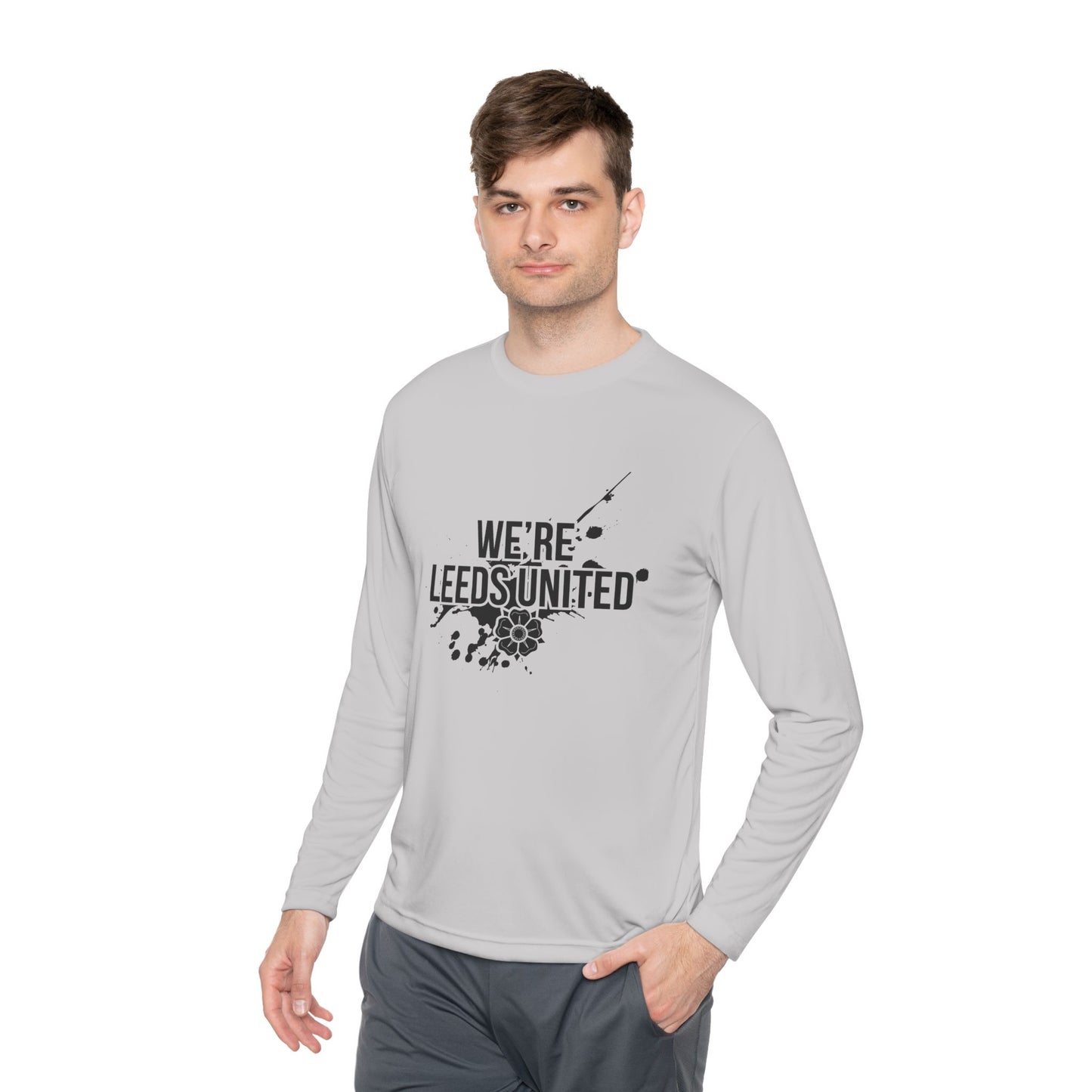 LUFC News Graphic Tee Garment-Dyed Unisex T-Shirt