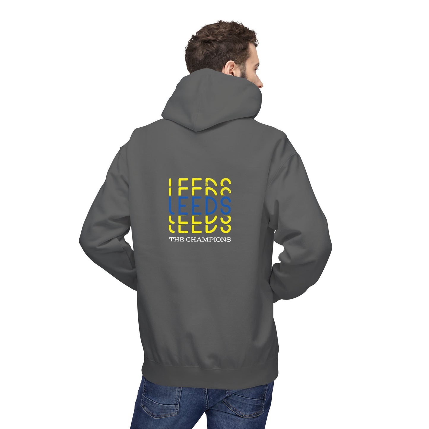 LUFC Softstyle Fleece Hoodie Midweight Unisex