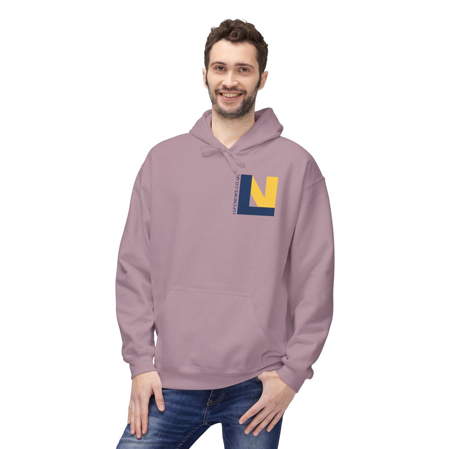LUFC Softstyle Fleece Hoodie Midweight Unisex
