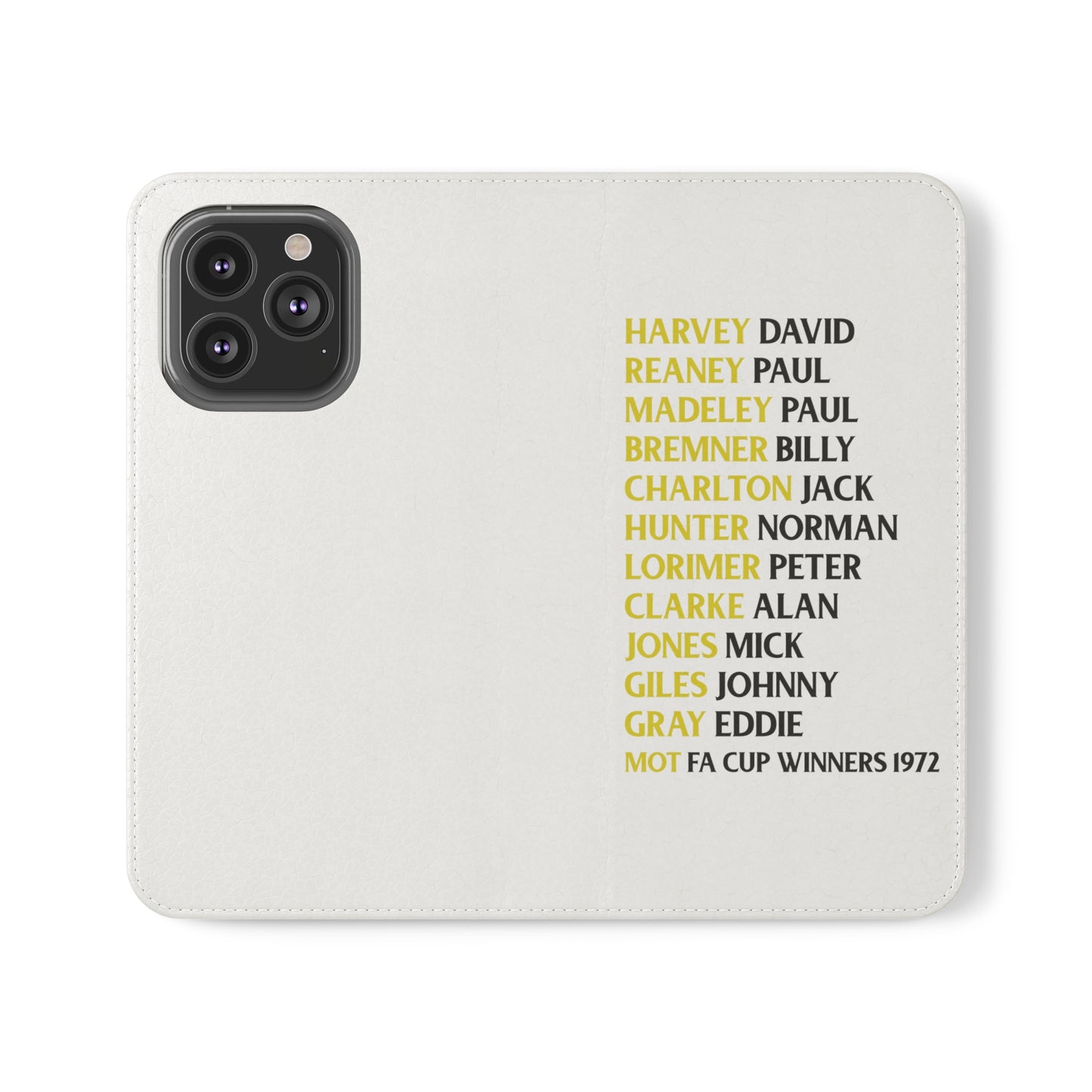 Funda para teléfono con tapa - Ganadores de la Copa FA de 1972