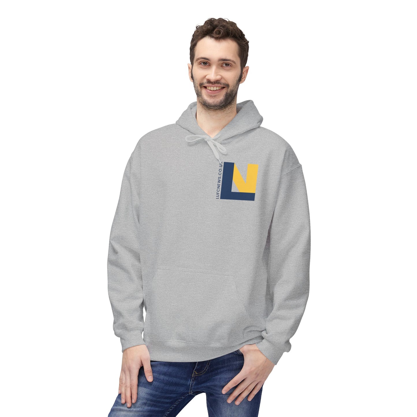 LUFC Softstyle Fleece Hoodie Midweight Unisex