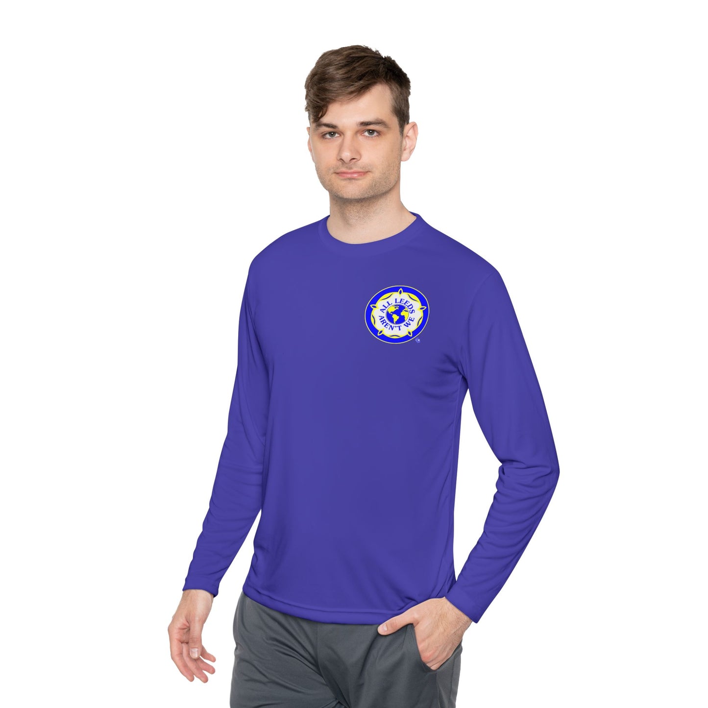 Leeds Unisex Long Sleeve T-Shirt: Earthy Emblem Edition