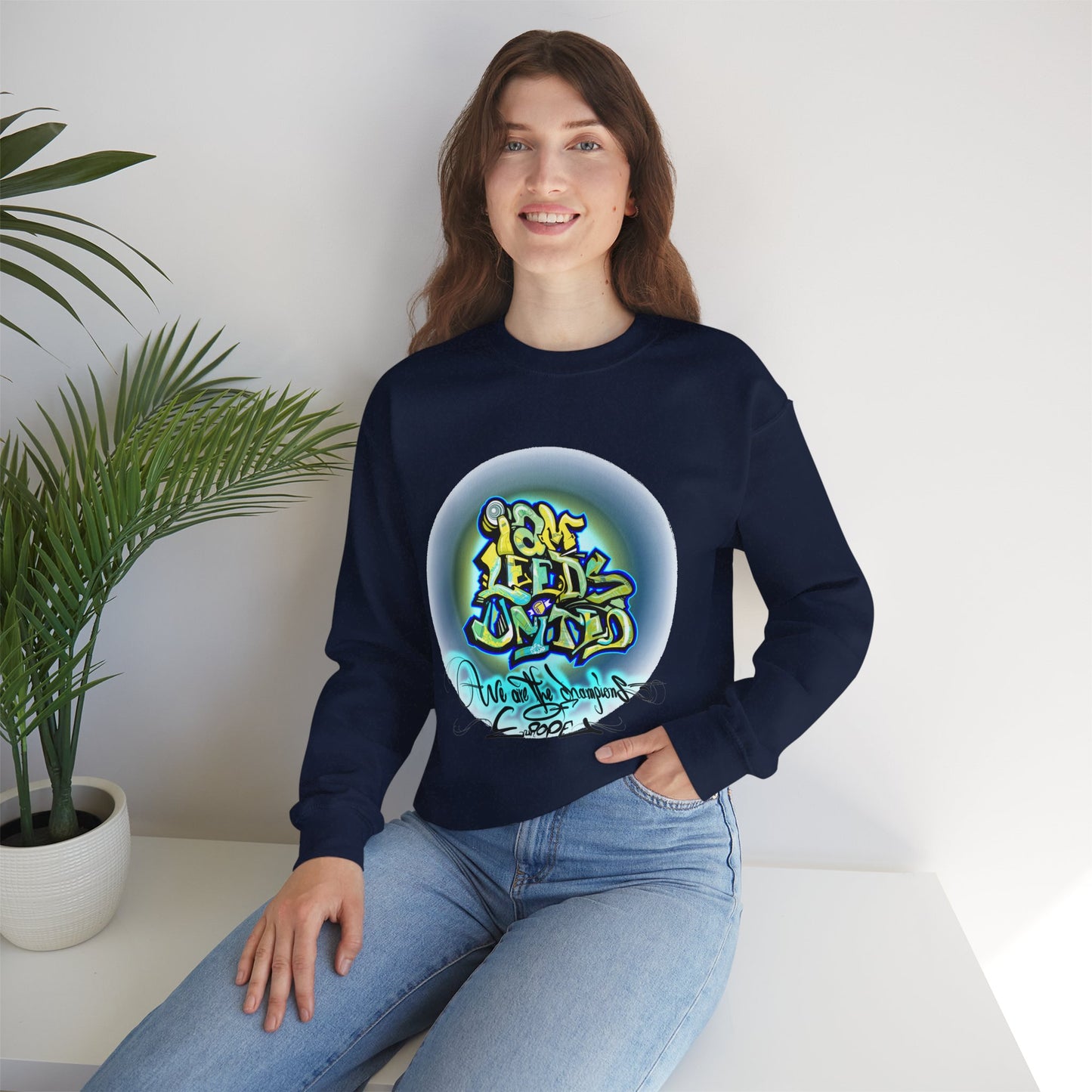 LUFC “I am Leeds United” Graffiti Sweatshirt