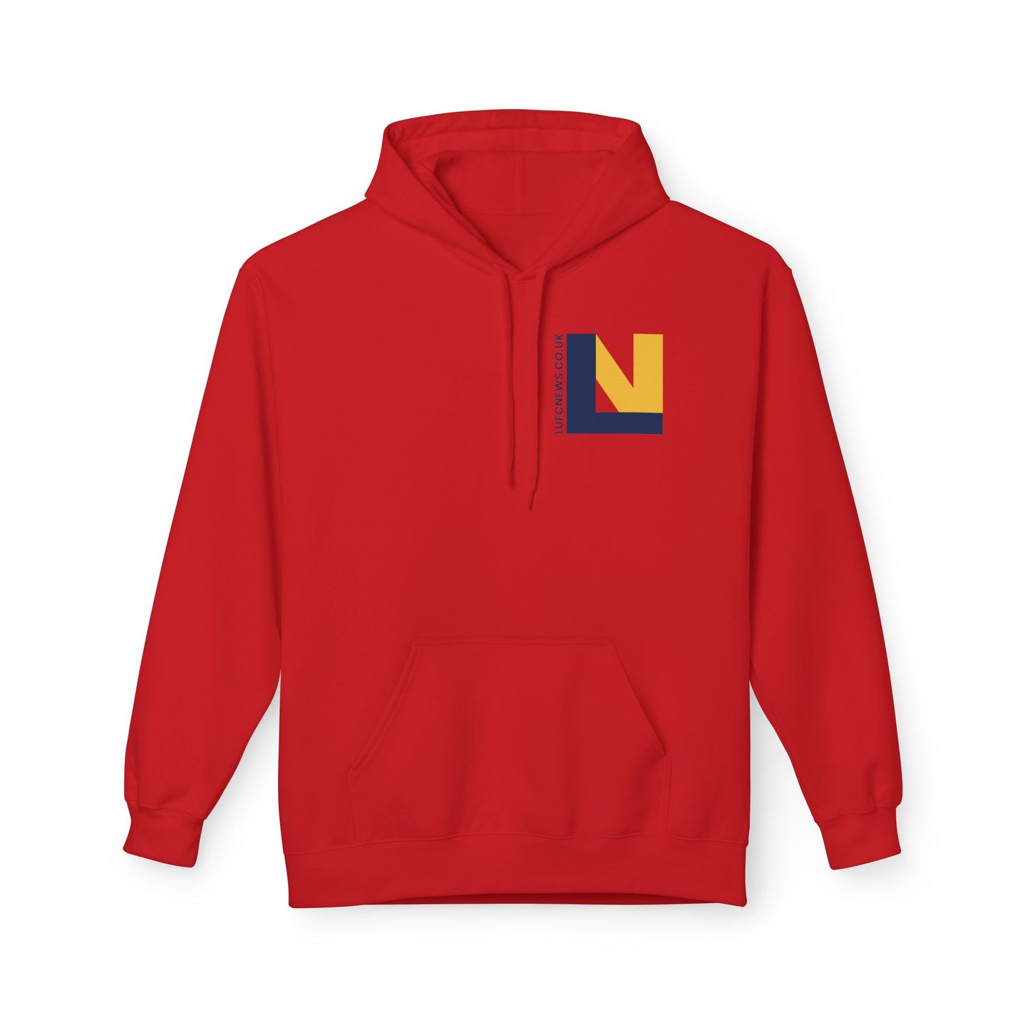 LUFC Softstyle Fleece Hoodie Midweight Unisex
