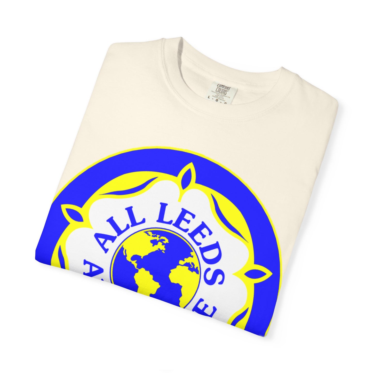 LUFC “All Leeds Aren’t We” Globe Tee: Unisex Supporters Edition