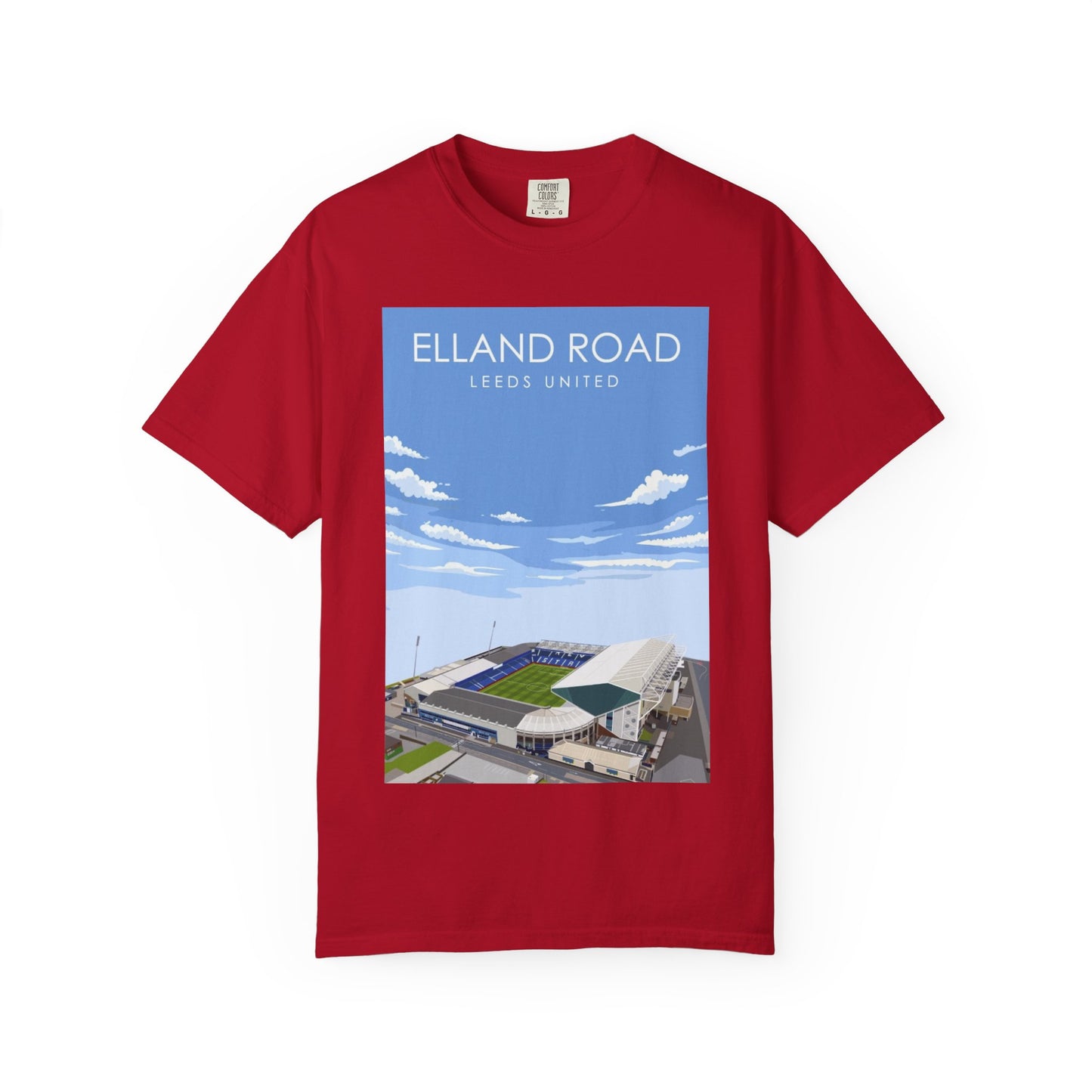 LUFC News Graphic Tee | Garment-Dyed Unisex T-Shirt