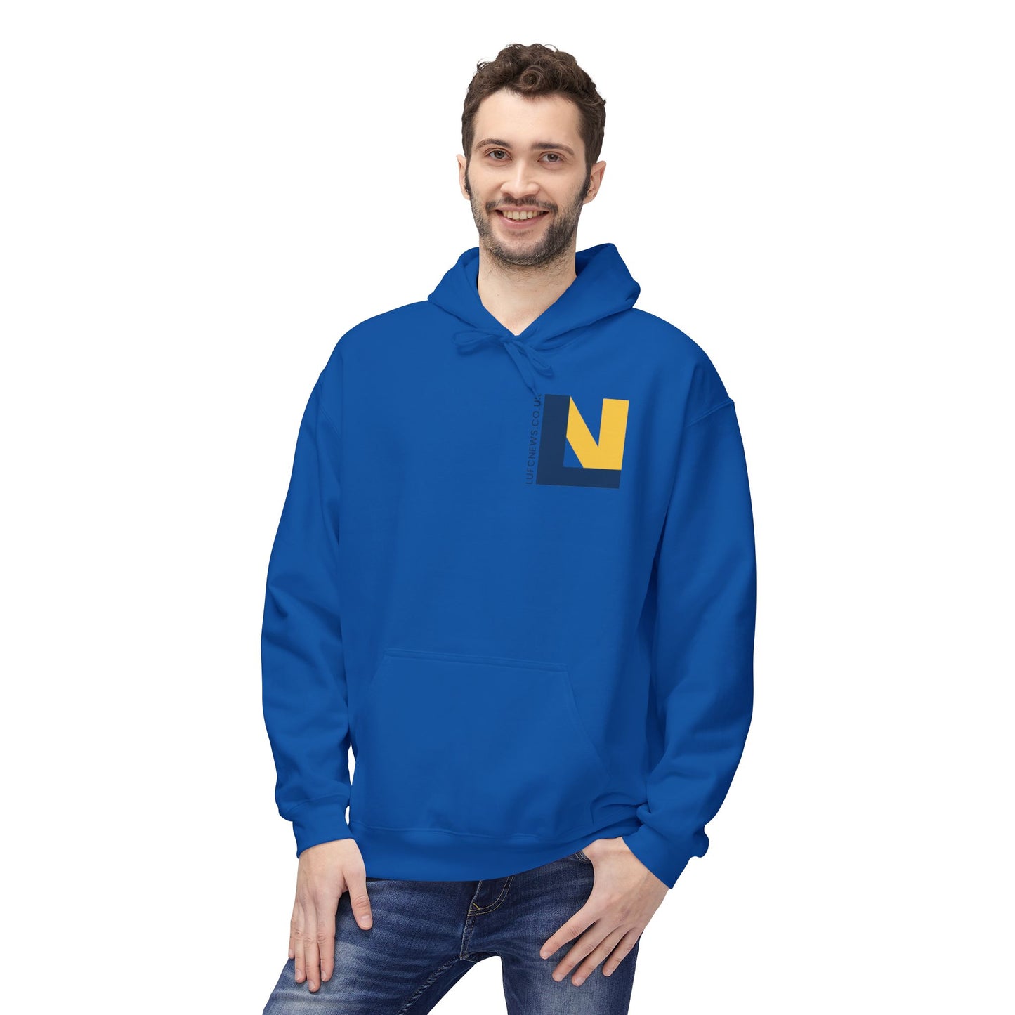 LUFC Softstyle Fleece Hoodie Midweight Unisex