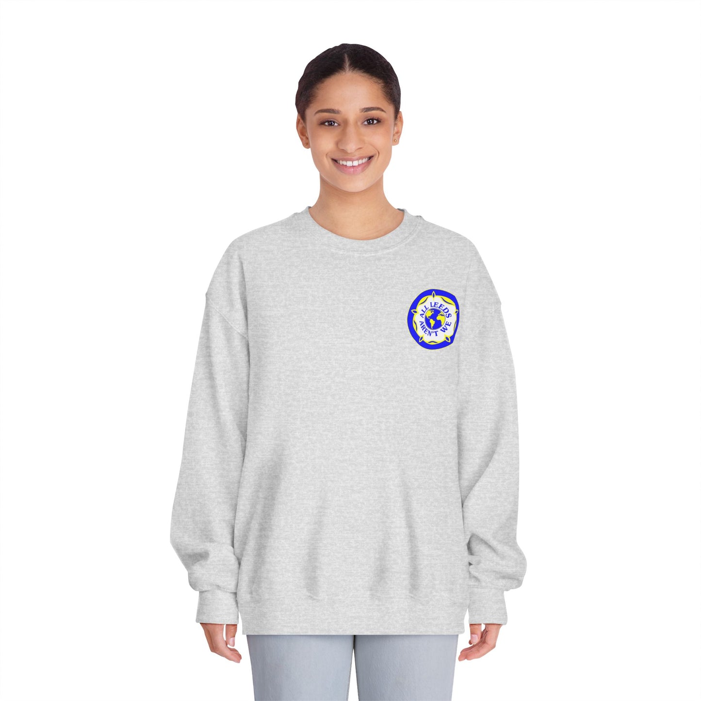 LUFC “All Leeds Aren’t We” Crewneck DryBlend® Unisex Sweatshirt