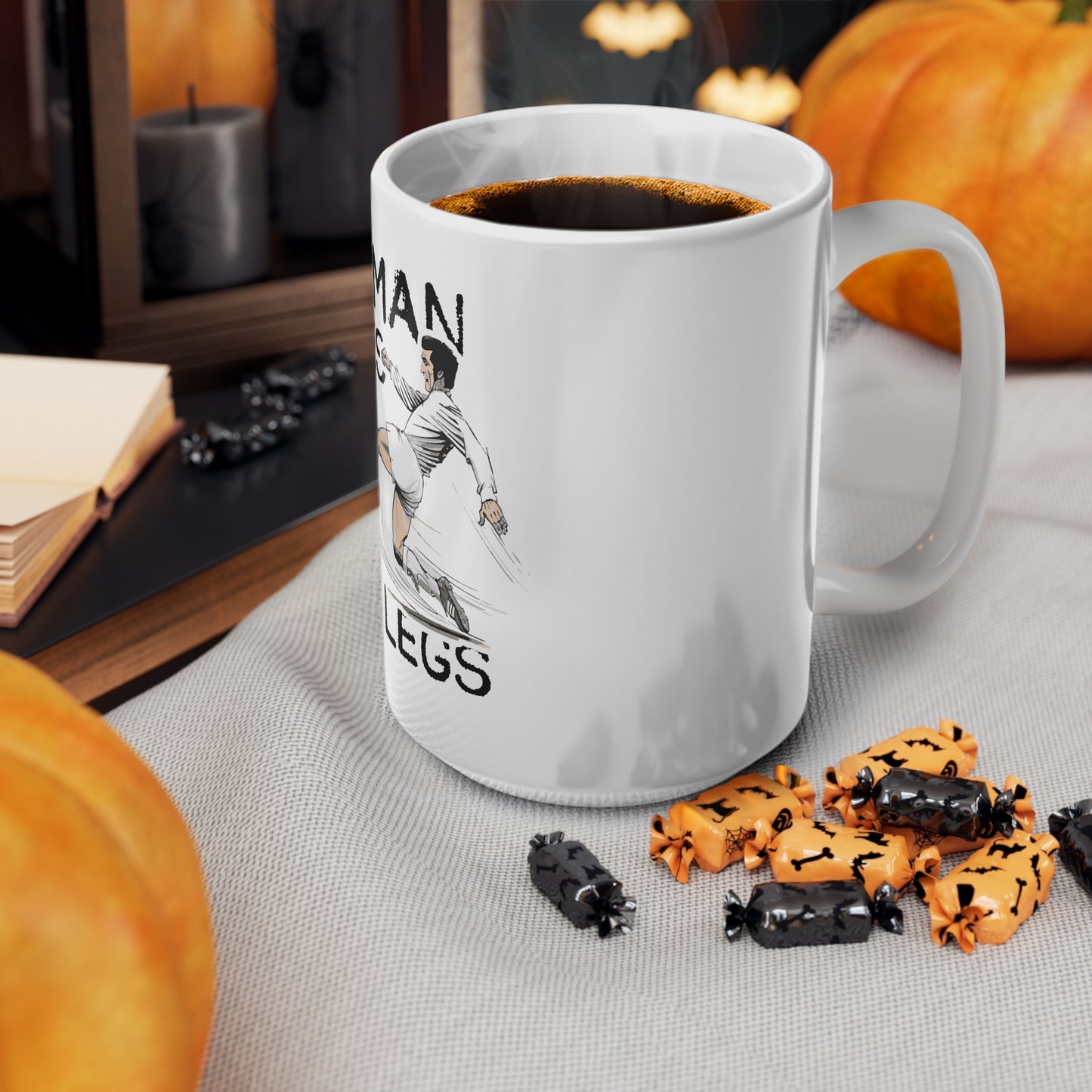 LUFC “Norman Bites Yer Legs” Frosted Beer Mug