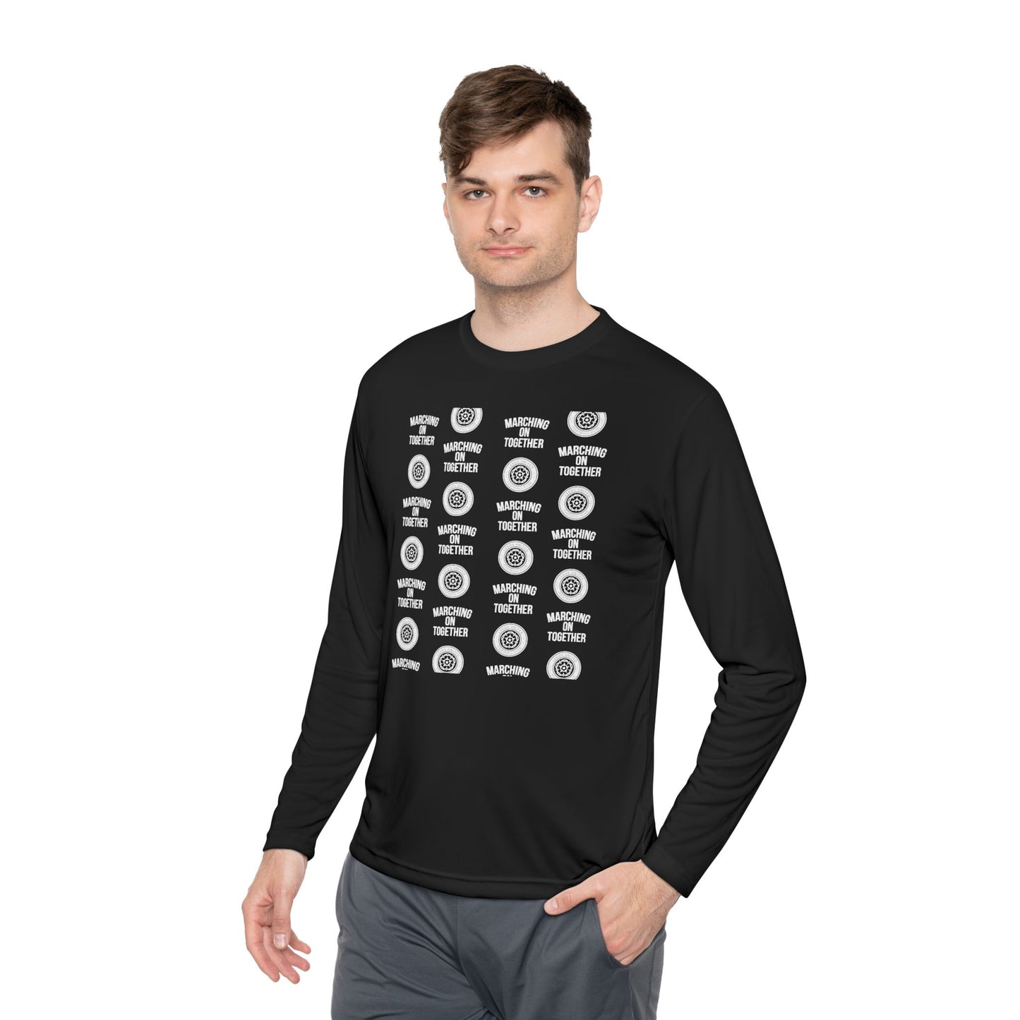 LUFC News Graphic Tee Garment-Dyed Unisex T-Shirt