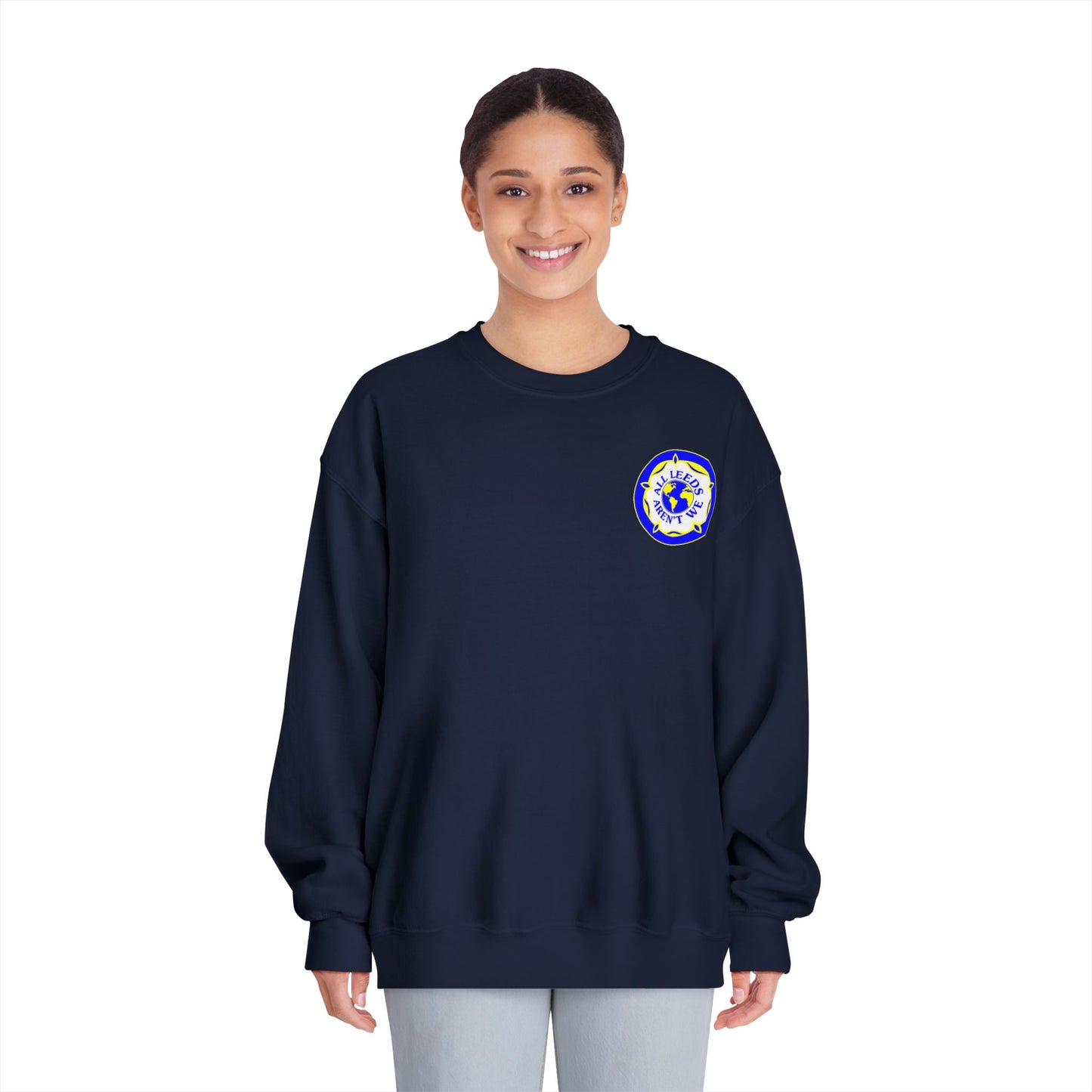 LUFC “All Leeds Aren’t We” Crewneck DryBlend® Unisex Sweatshirt